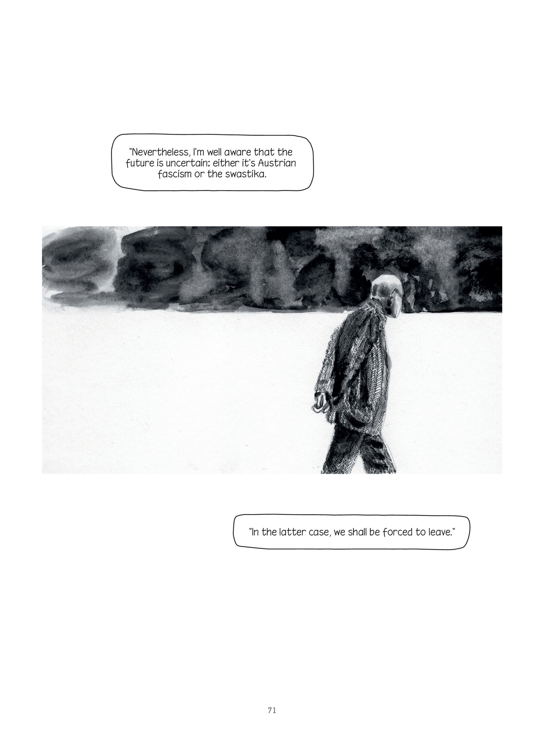 Read online Through Clouds of Smoke: Freud's Final Days comic -  Issue # TPB - 70