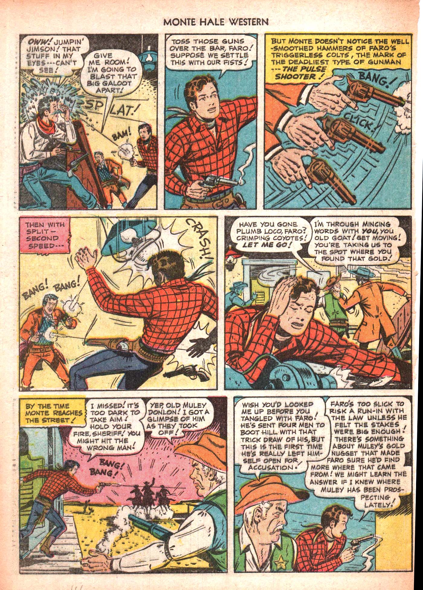 Read online Monte Hale Western comic -  Issue #50 - 44