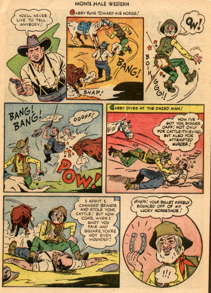 Read online Monte Hale Western comic -  Issue #58 - 18