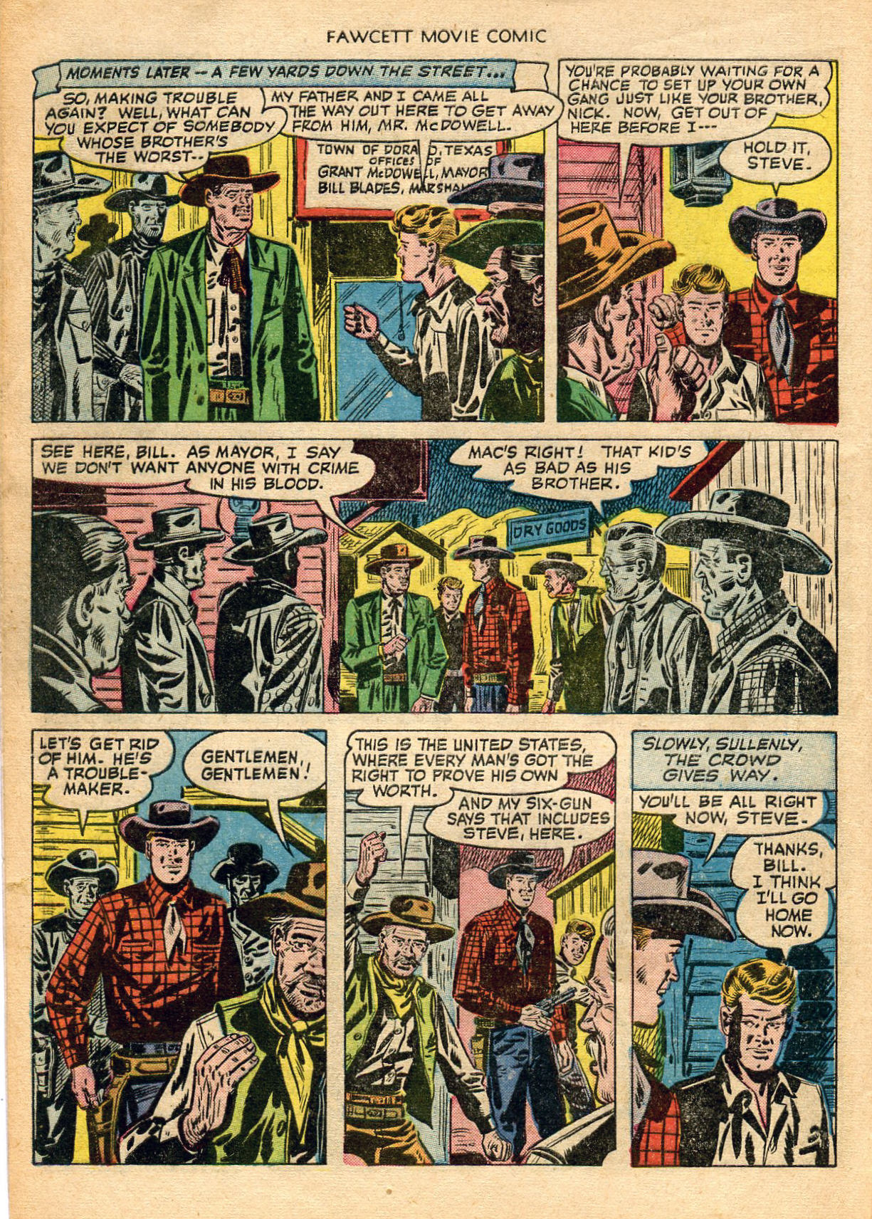 Read online Fawcett Movie Comic comic -  Issue #10 - 8