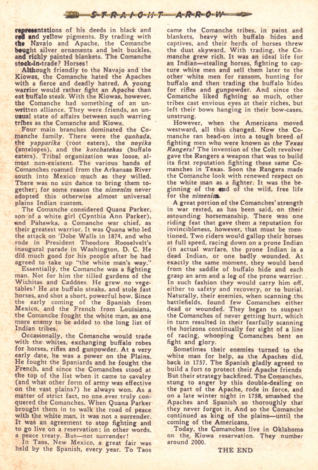 Read online Straight Arrow comic -  Issue #5 - 26