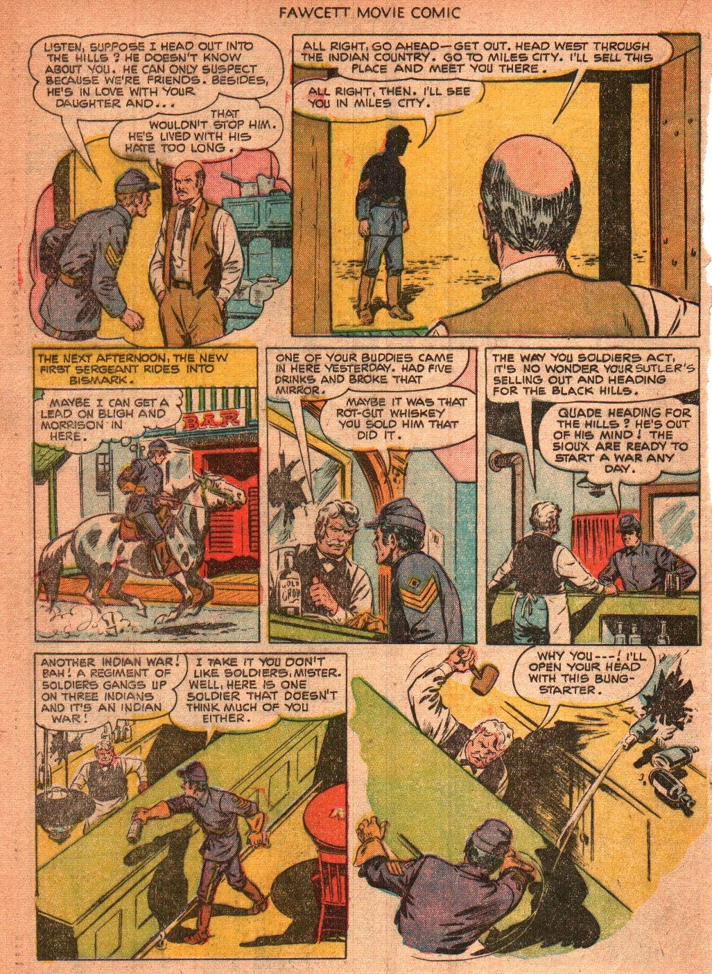 Read online Fawcett Movie Comic comic -  Issue #13 - 19