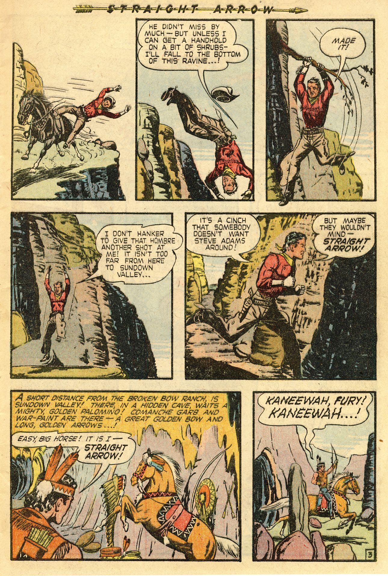 Read online Straight Arrow comic -  Issue #8 - 5