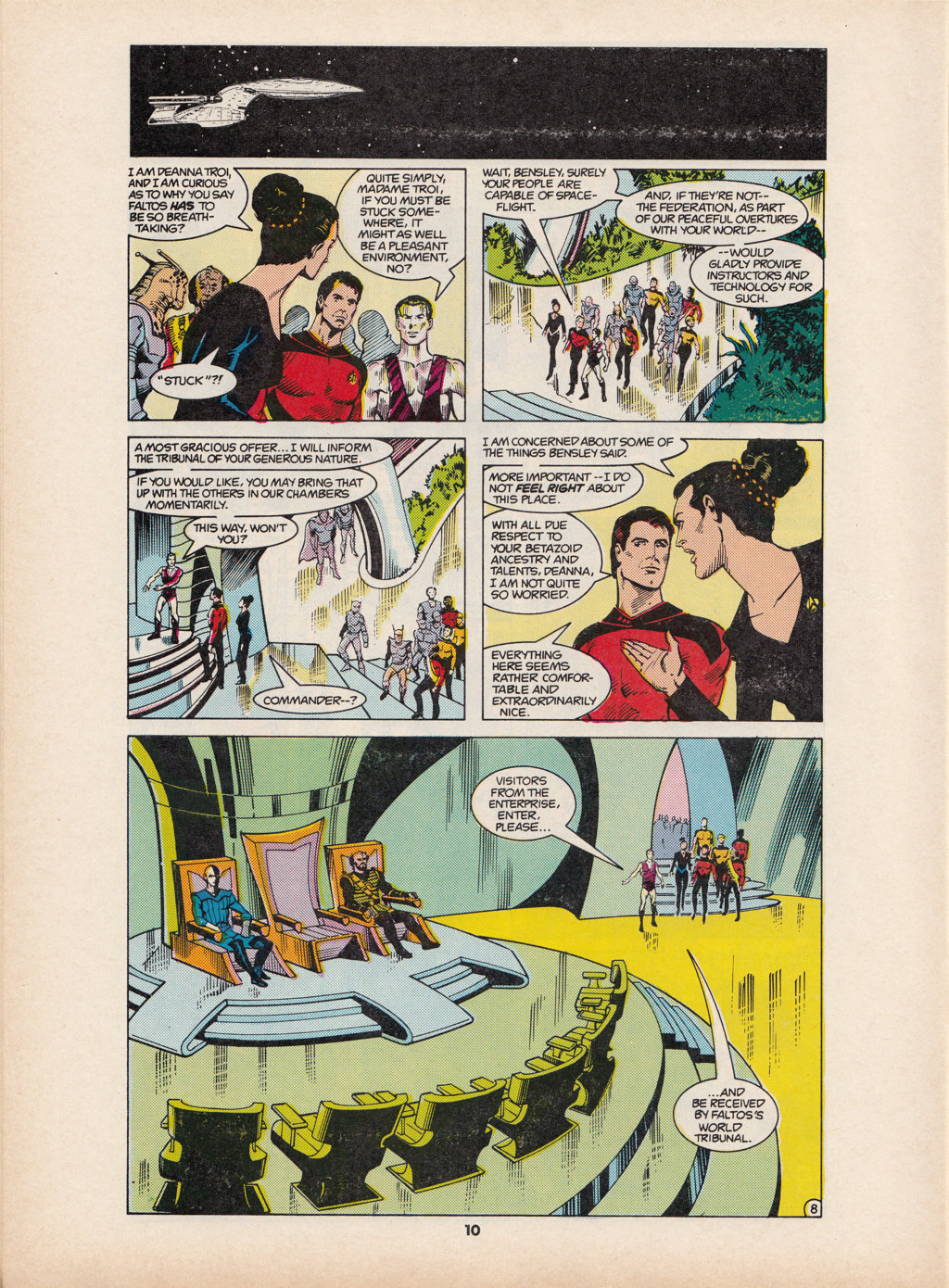 Read online Star Trek The Next Generation (1990) comic -  Issue #7 - 10