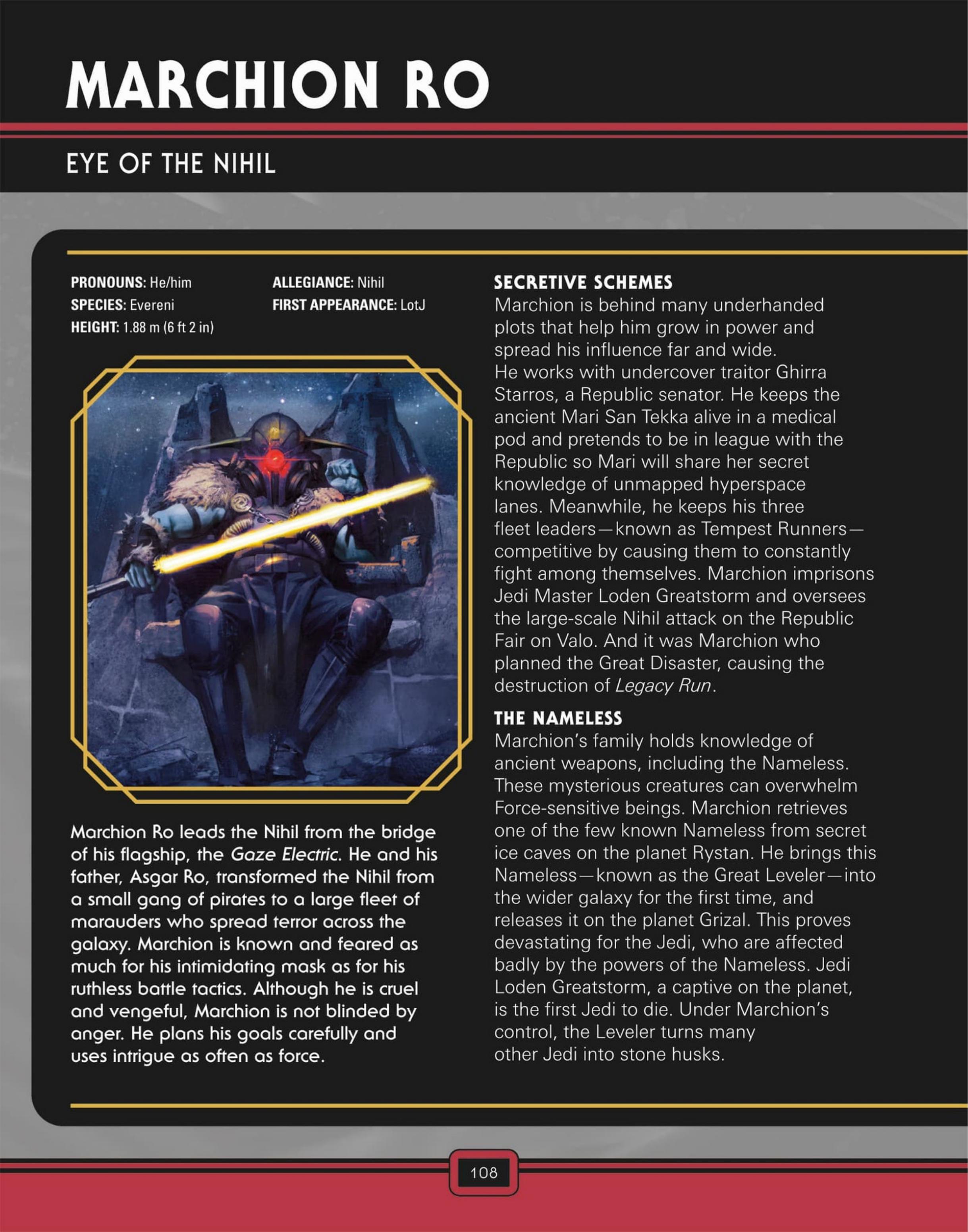 Read online Star Wars: The High Republic Character Encyclopedia comic -  Issue # TPB (Part 2) - 11