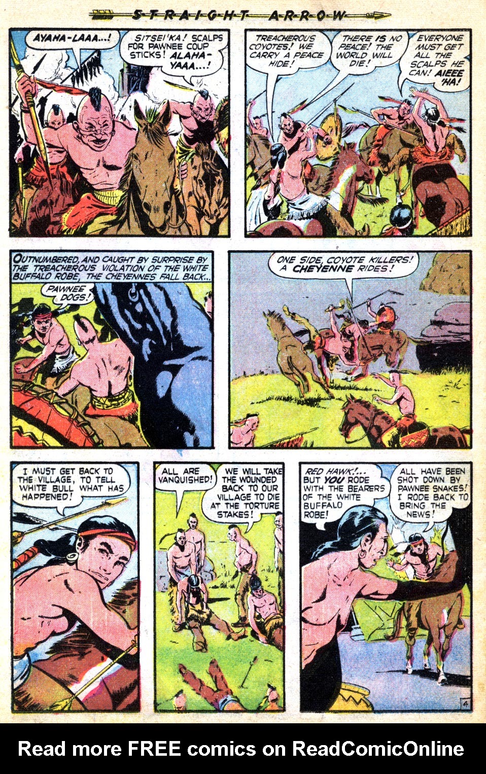 Read online Straight Arrow comic -  Issue #7 - 22