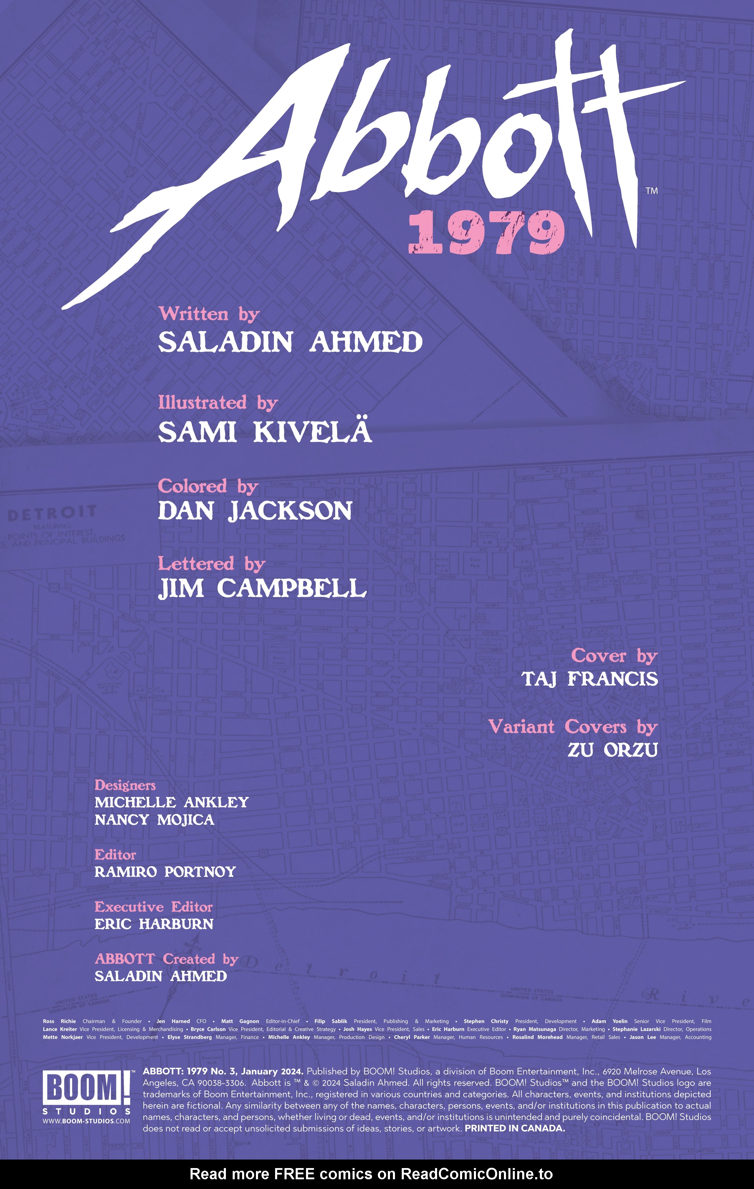 Read online Abbott: 1979 comic -  Issue #3 - 2