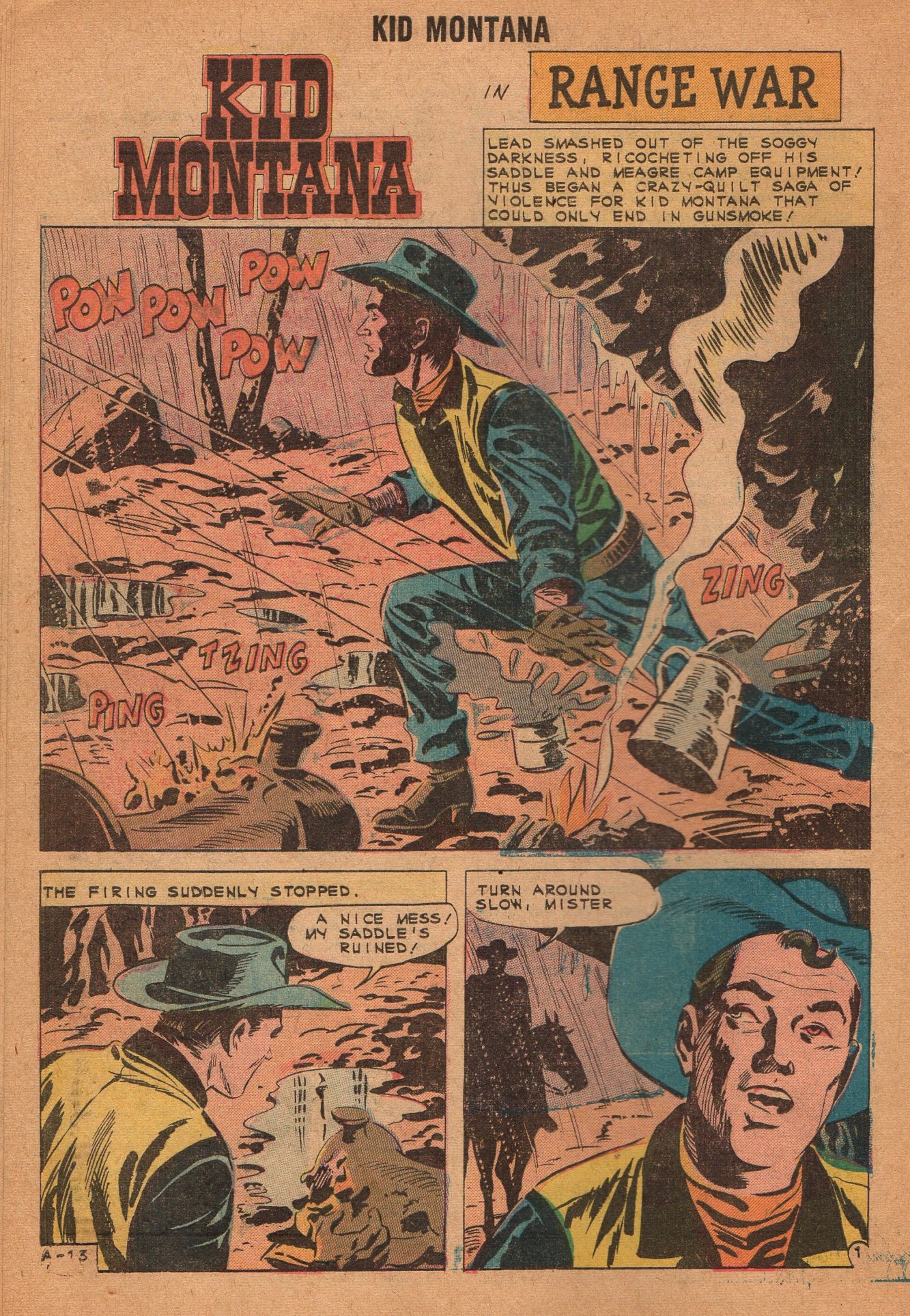 Read online Kid Montana comic -  Issue #28 - 28