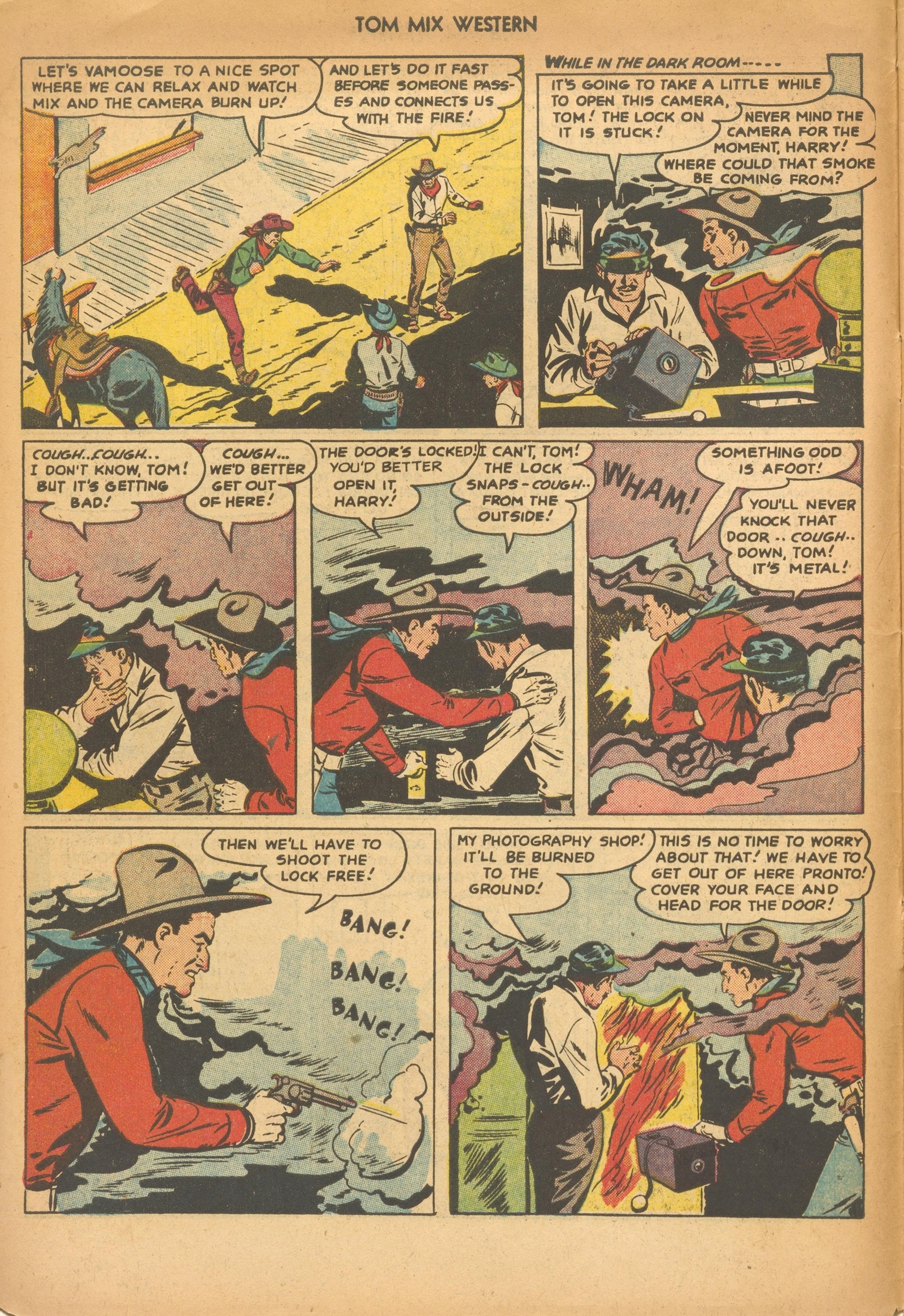Read online Tom Mix Western (1948) comic -  Issue #57 - 6