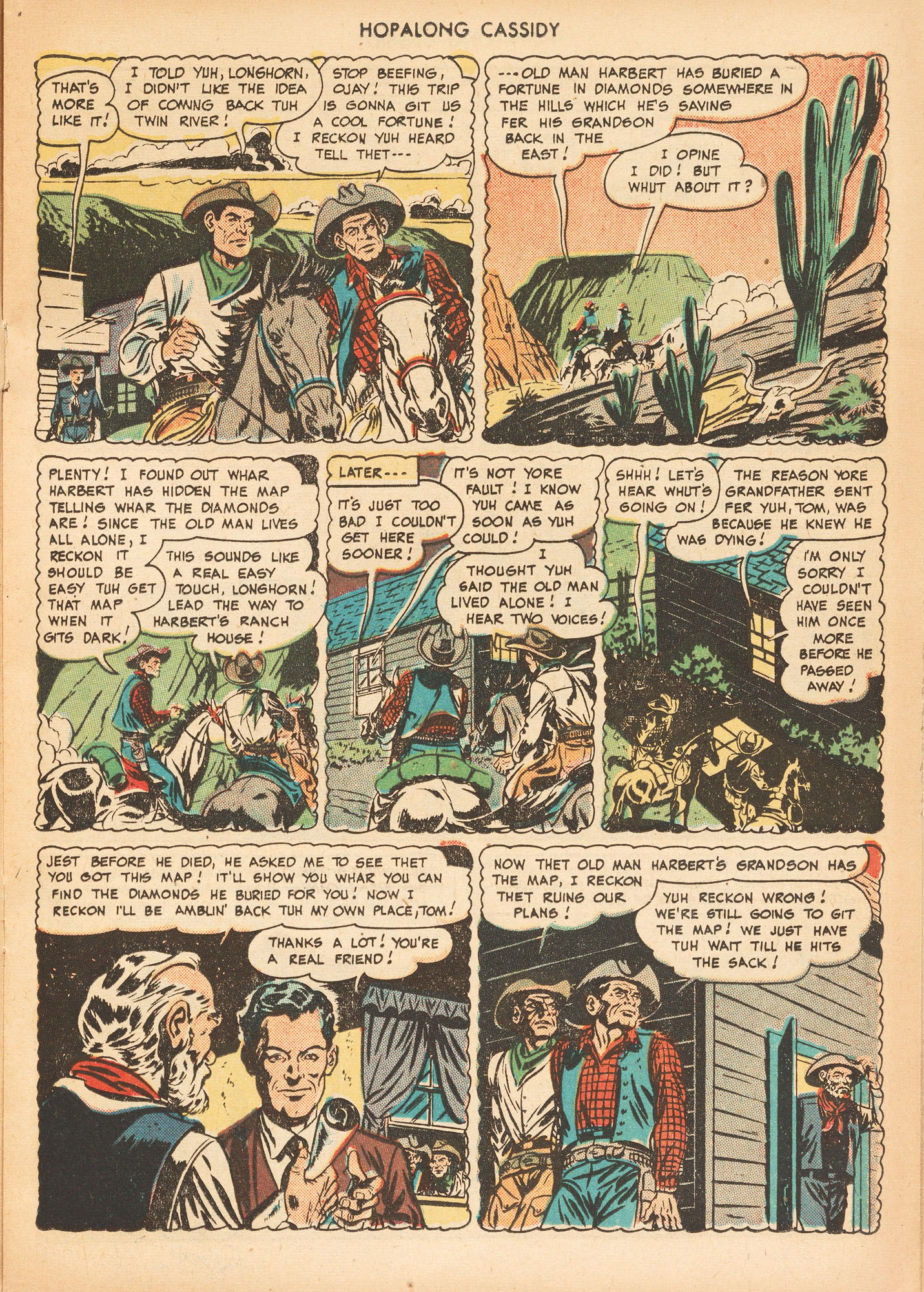 Read online Hopalong Cassidy comic -  Issue #33 - 25