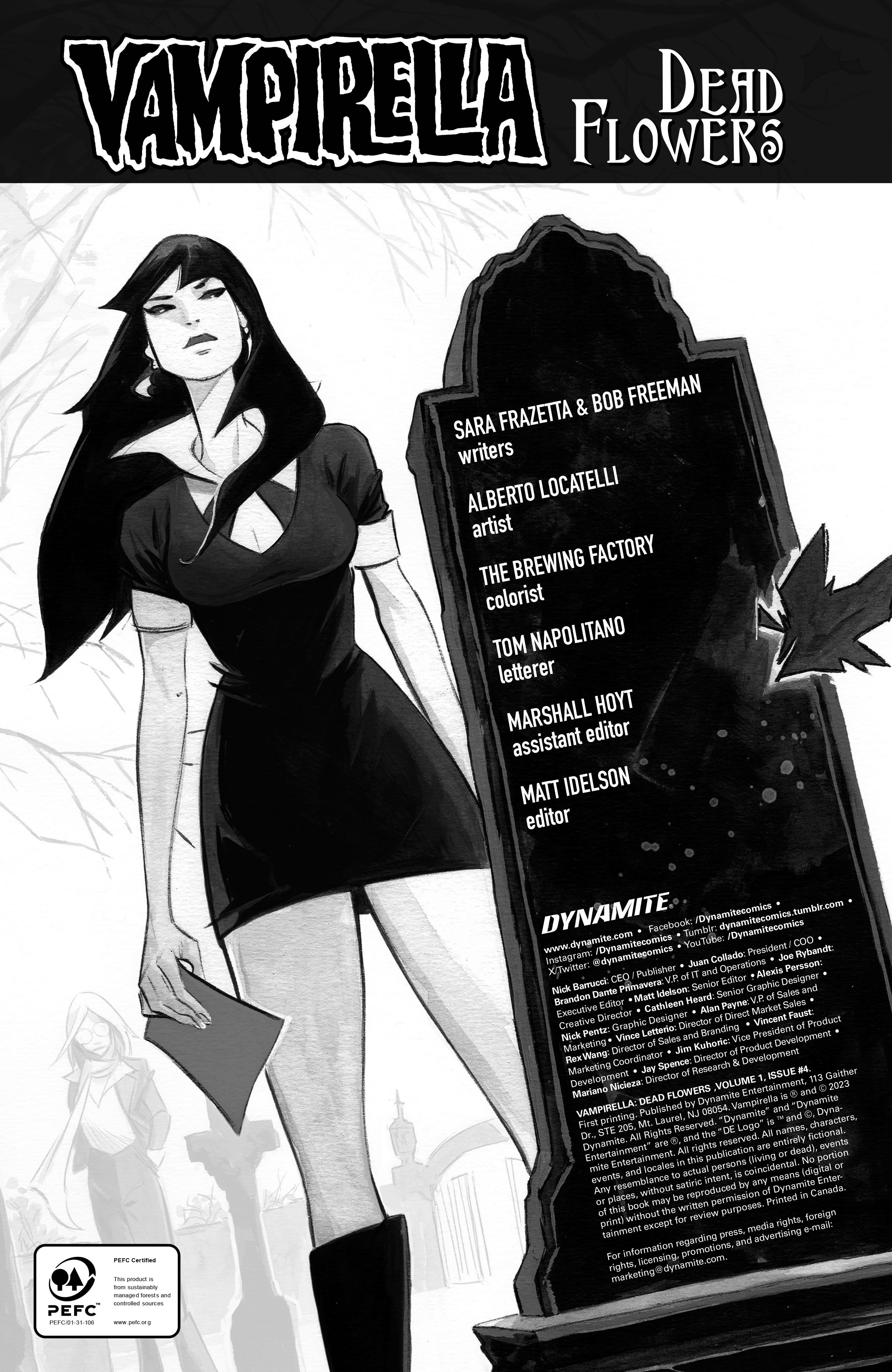 Read online Vampirella: Dead Flowers comic -  Issue #4 - 6