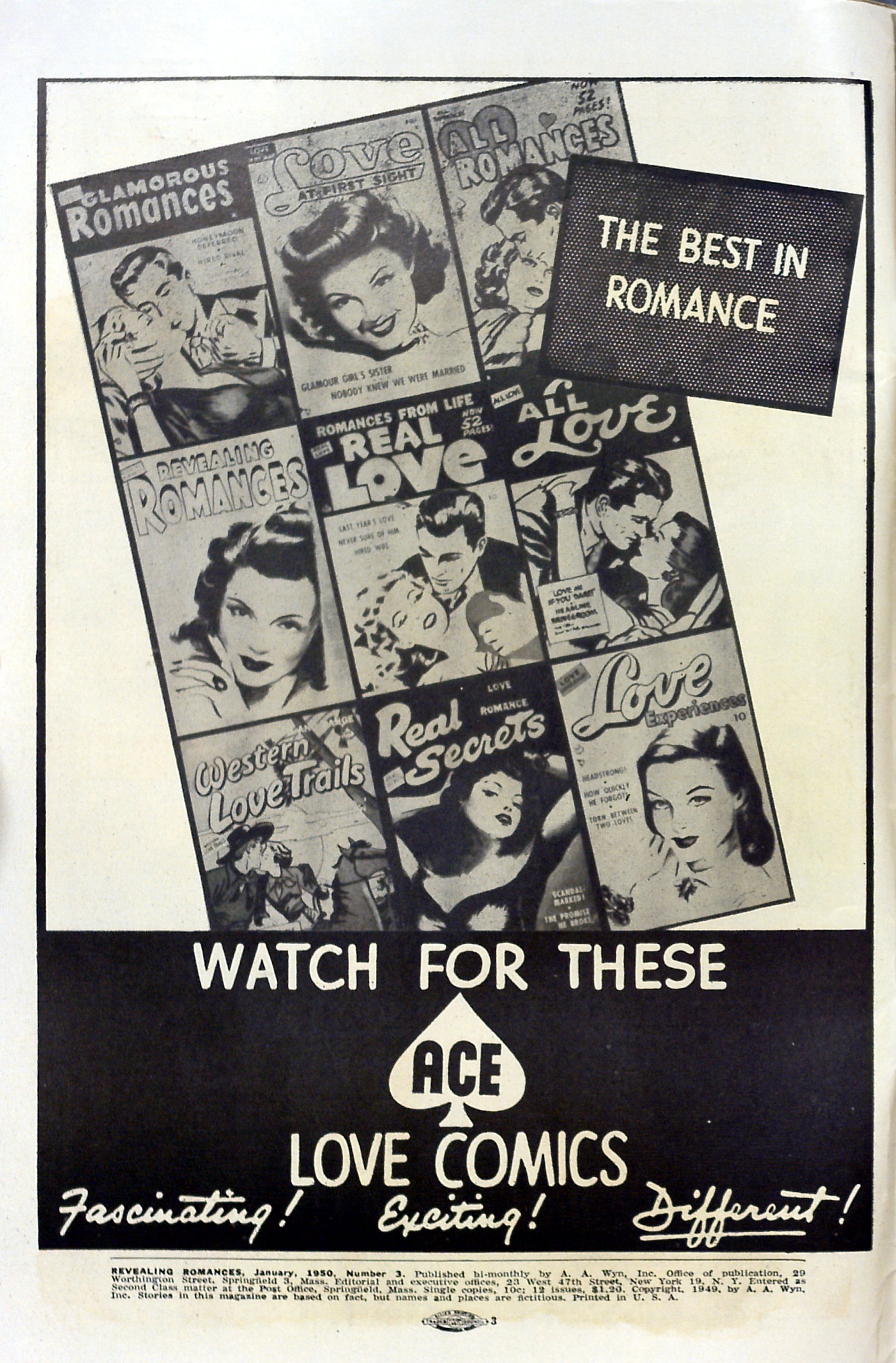 Read online Revealing Romances comic -  Issue #3 - 2