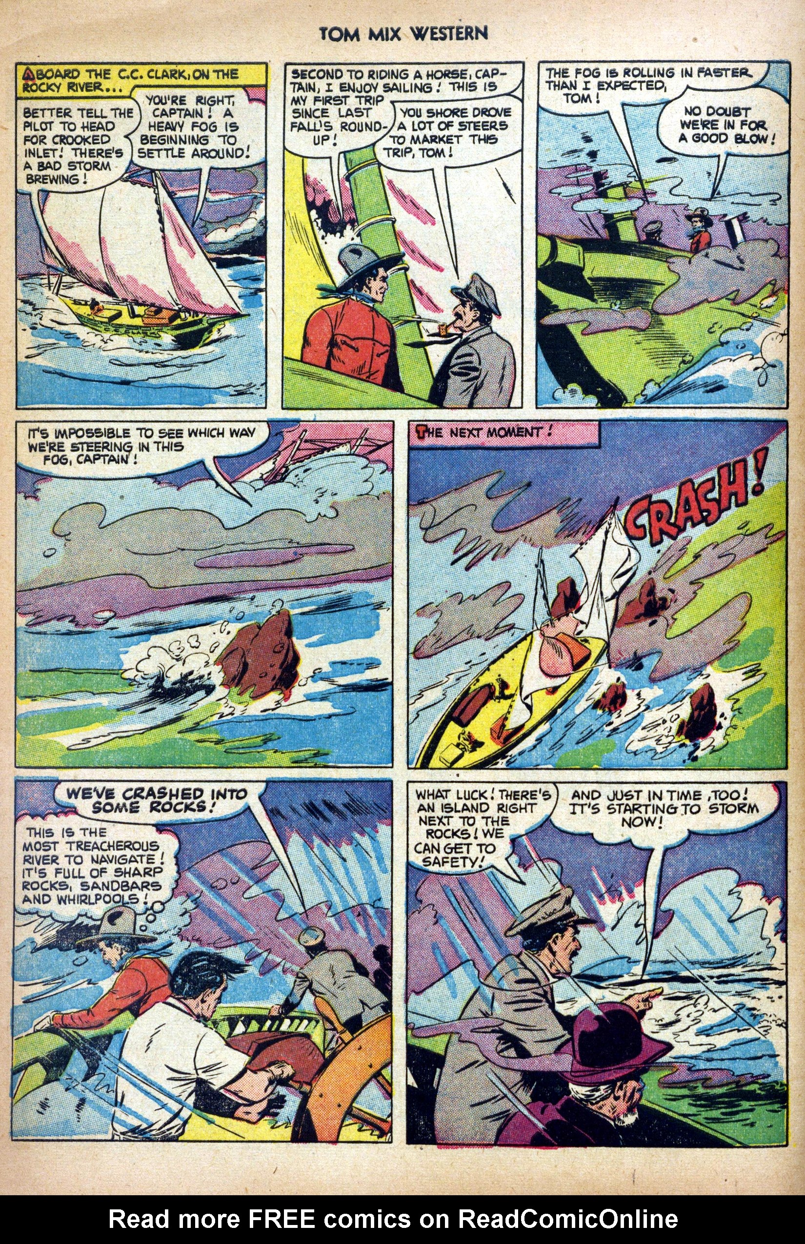 Read online Tom Mix Western (1948) comic -  Issue #48 - 4