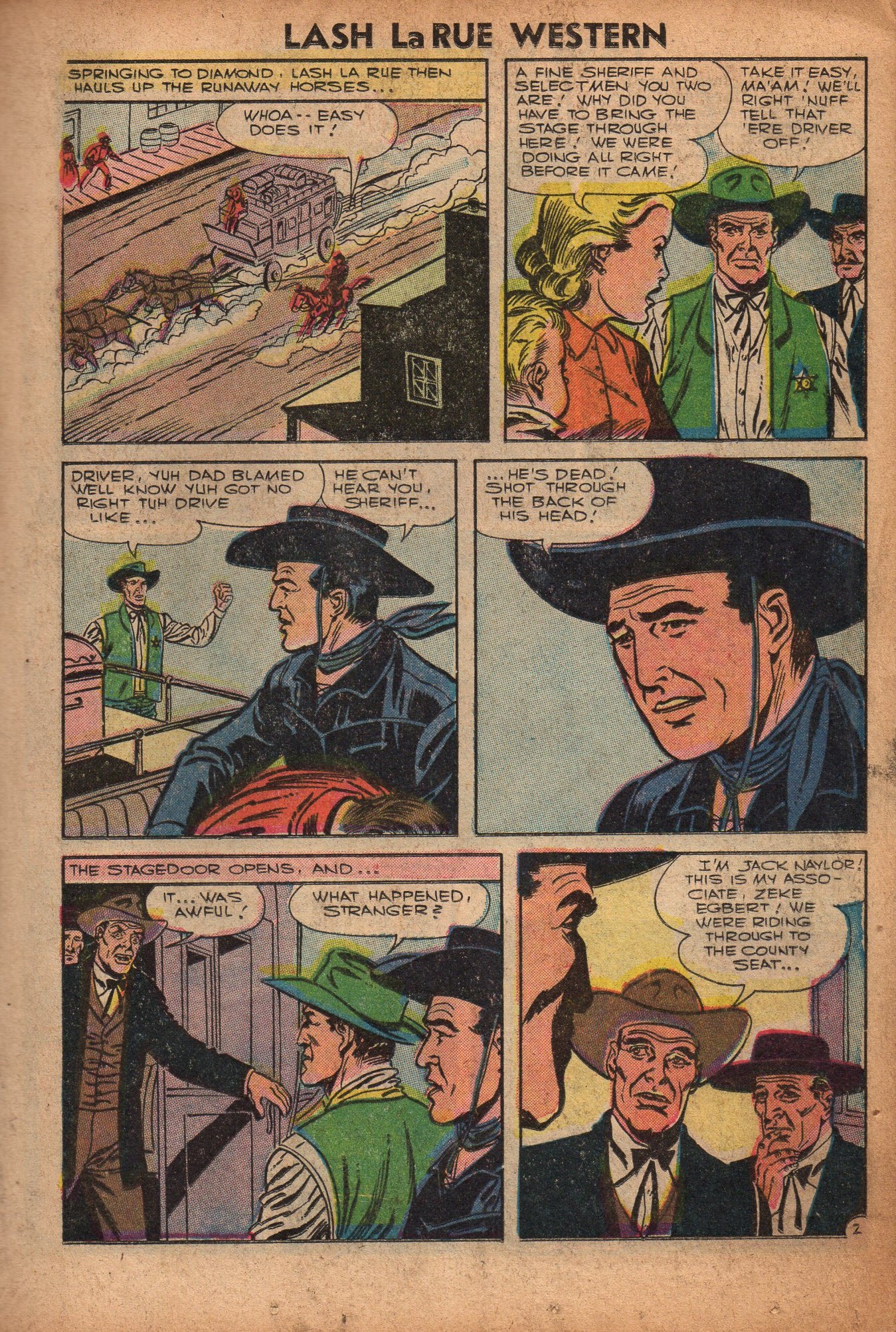 Read online Lash Larue Western (1949) comic -  Issue #61 - 13