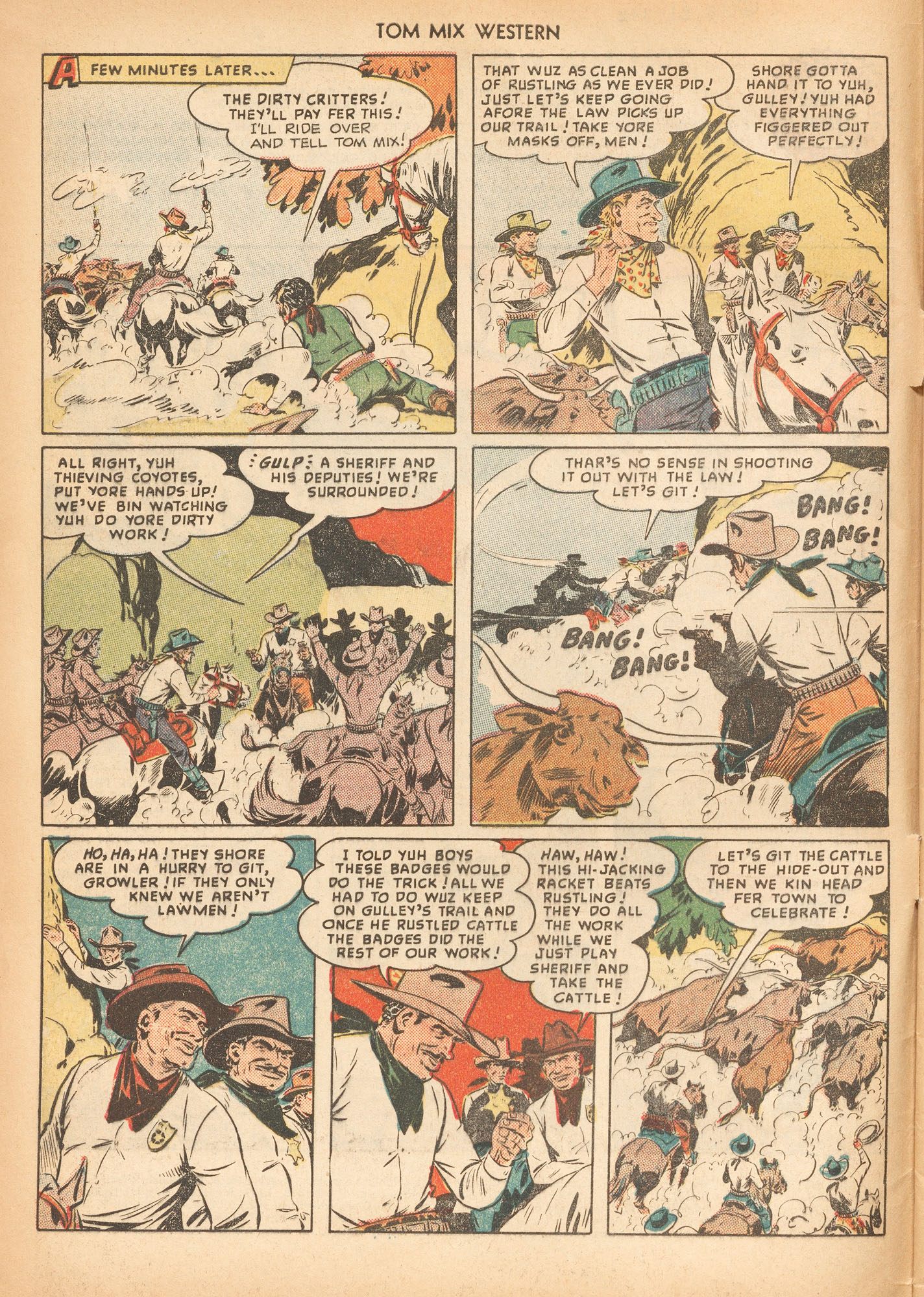 Read online Tom Mix Western (1948) comic -  Issue #23 - 4
