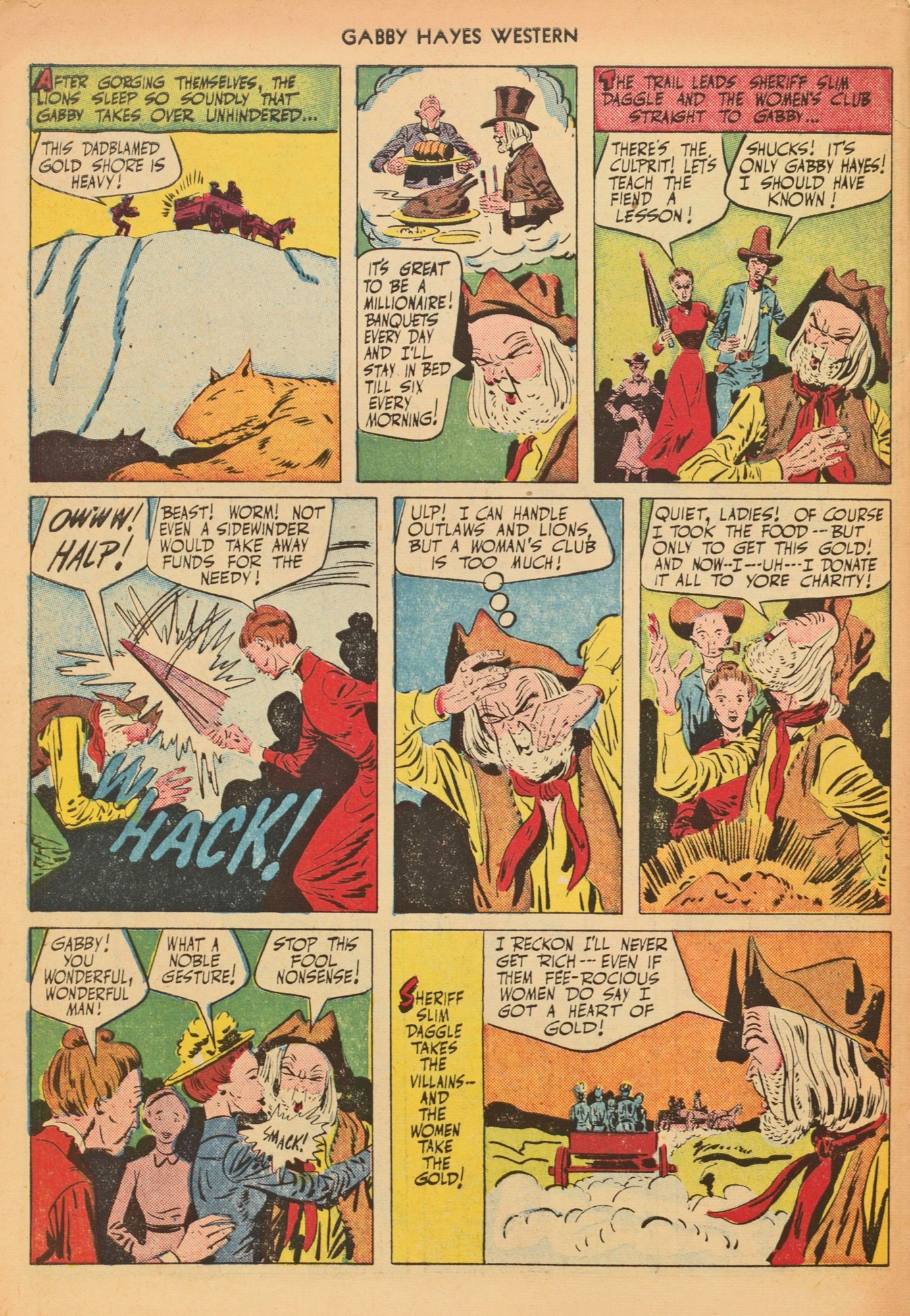 Read online Gabby Hayes Western comic -  Issue #27 - 32