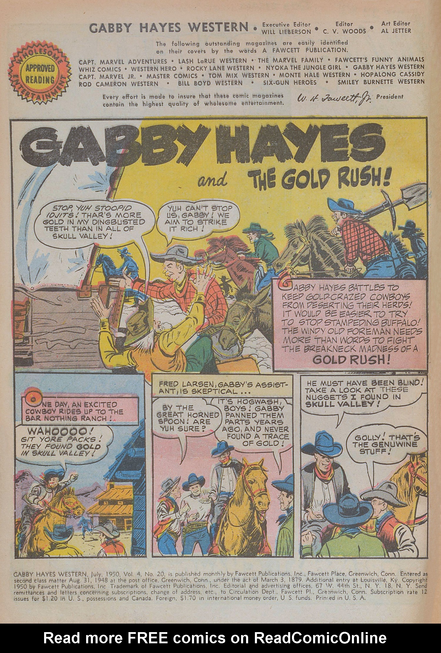 Read online Gabby Hayes Western comic -  Issue #20 - 4