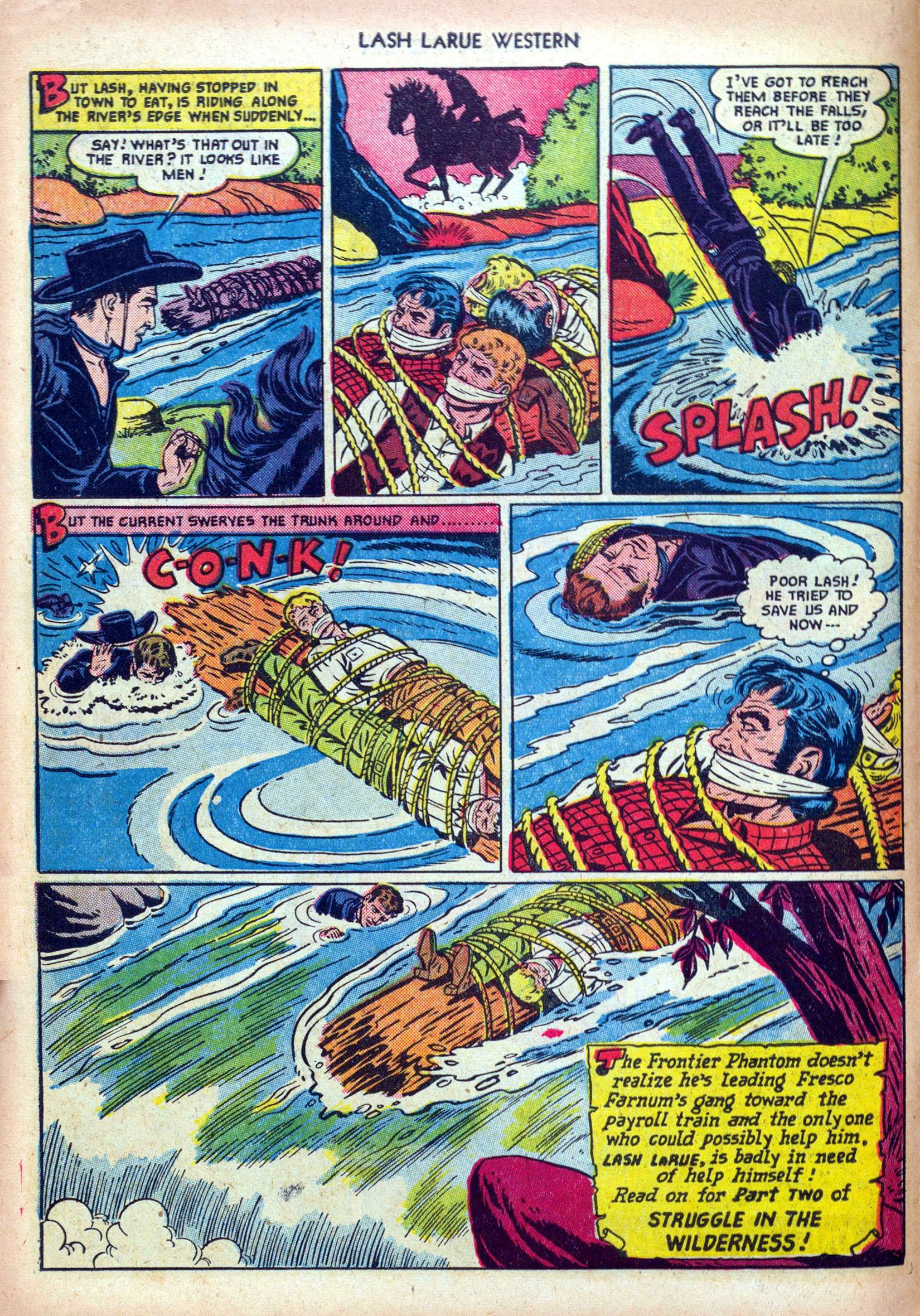 Read online Lash Larue Western (1949) comic -  Issue #19 - 10
