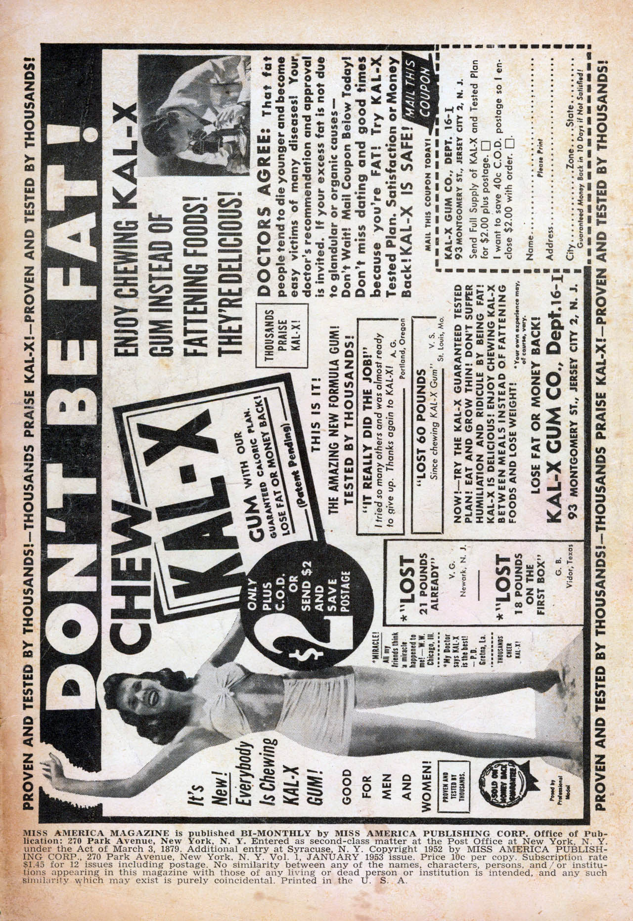 Read online Miss America comic -  Issue #49 - 2