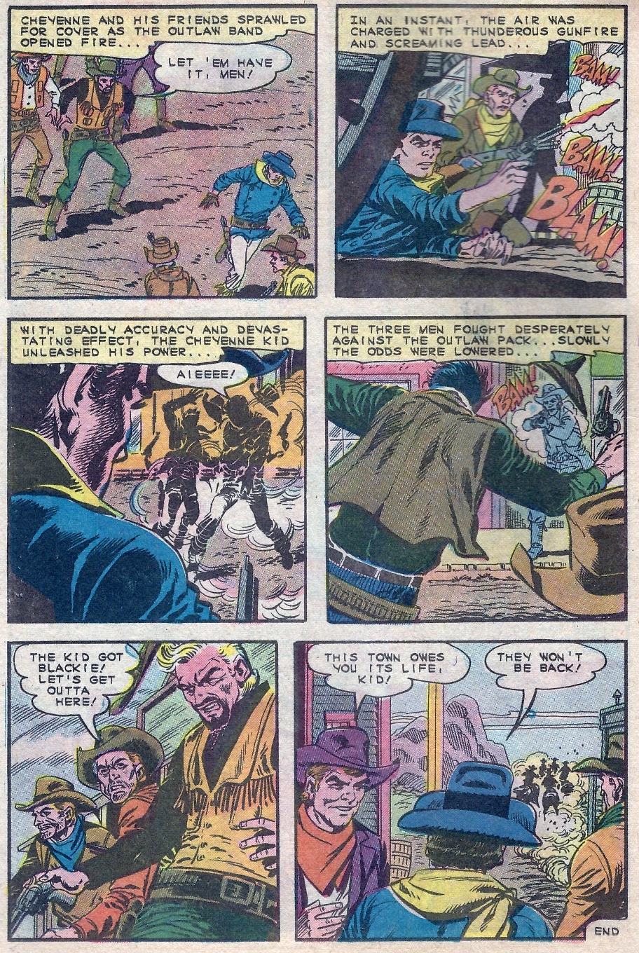 Read online Cheyenne Kid comic -  Issue #52 - 22