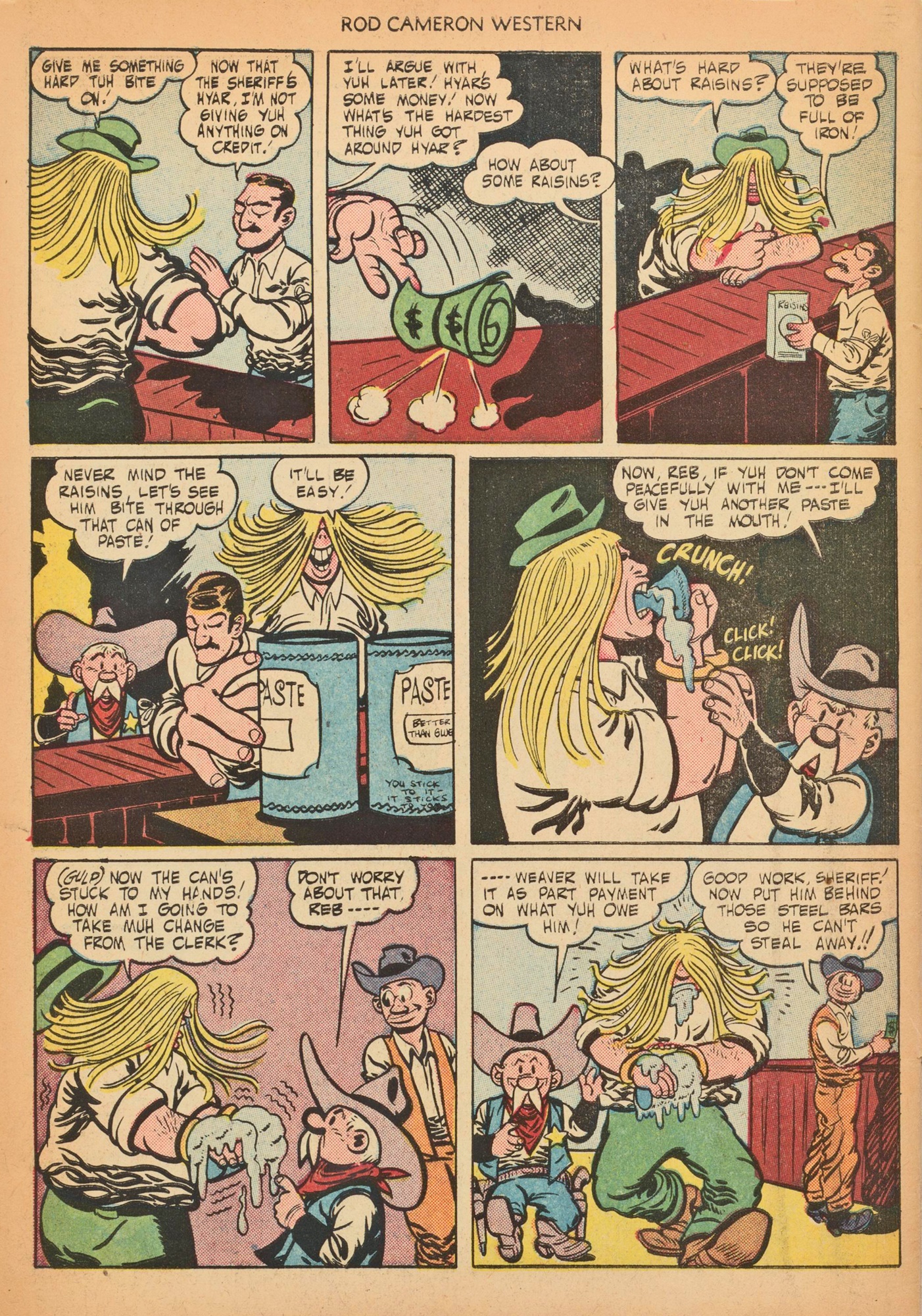 Read online Rod Cameron Western comic -  Issue #8 - 34