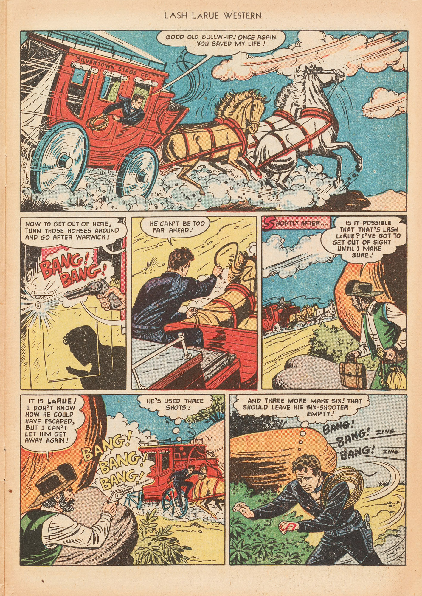 Read online Lash Larue Western (1949) comic -  Issue #20 - 11