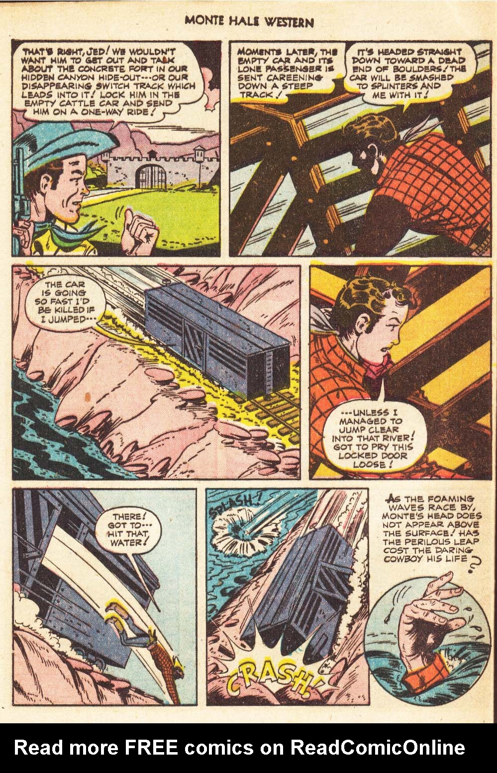 Read online Monte Hale Western comic -  Issue #56 - 47