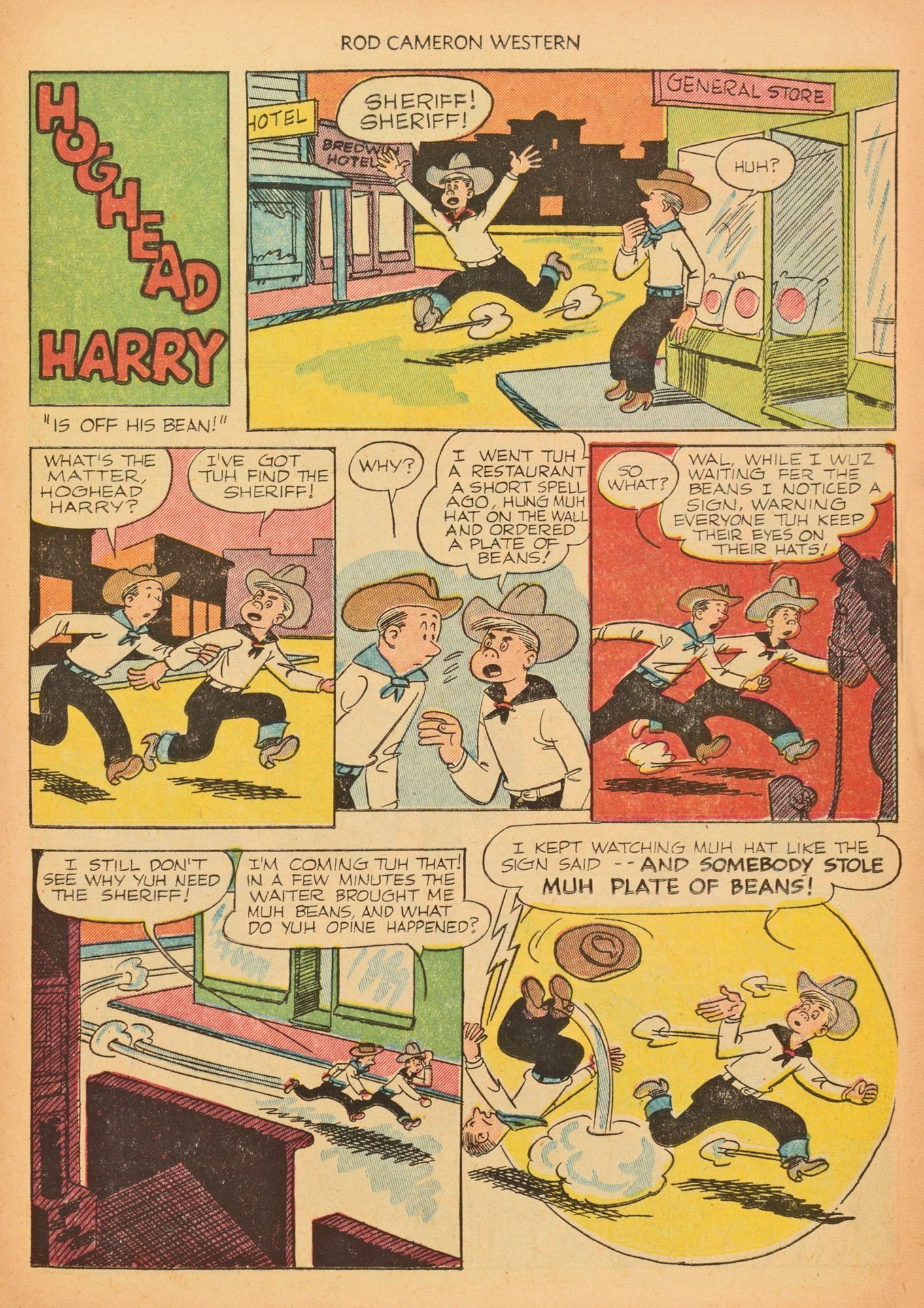 Read online Rod Cameron Western comic -  Issue #14 - 21