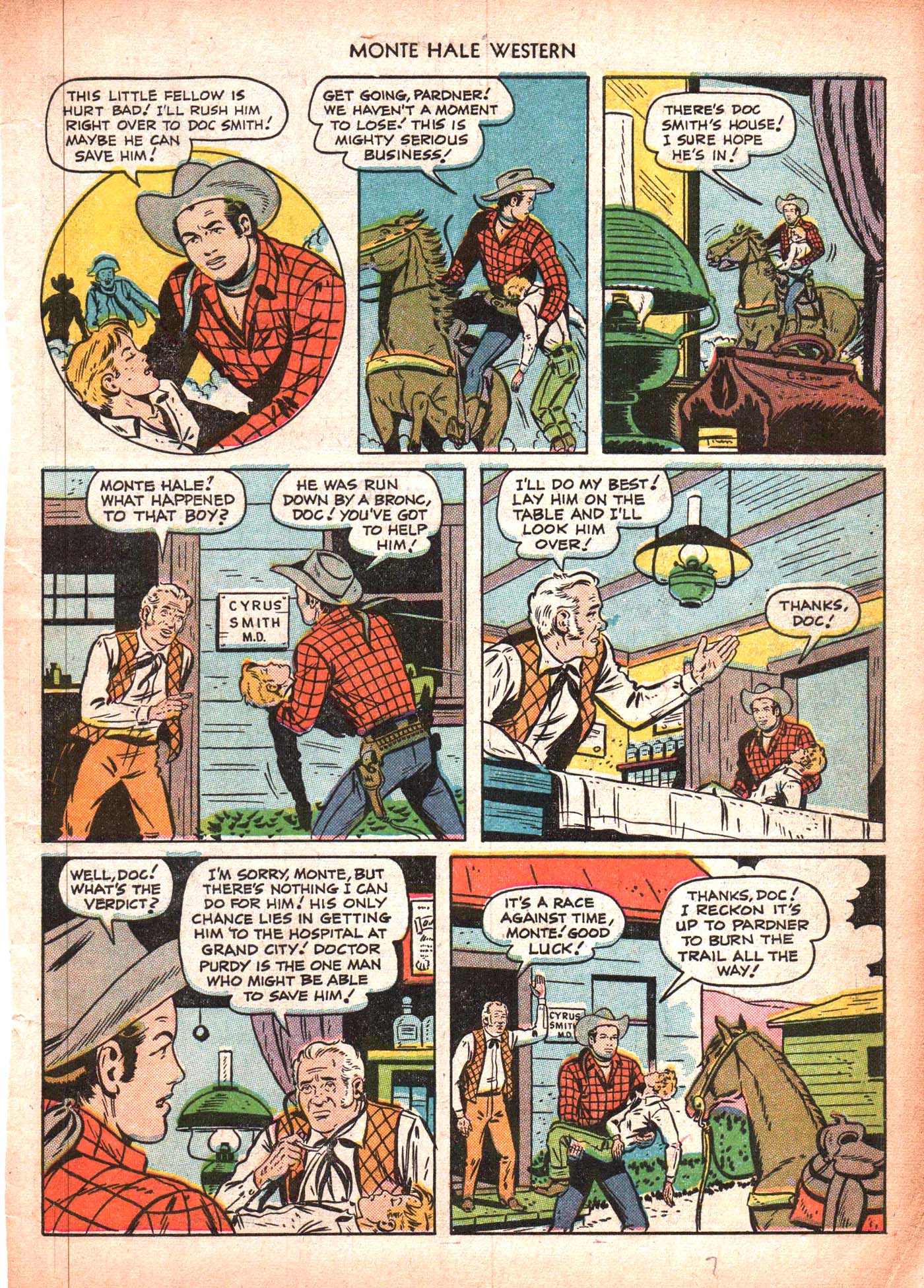 Read online Monte Hale Western comic -  Issue #50 - 7
