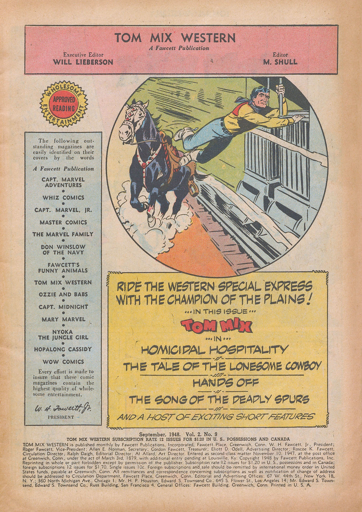 Read online Tom Mix Western (1948) comic -  Issue #9 - 3