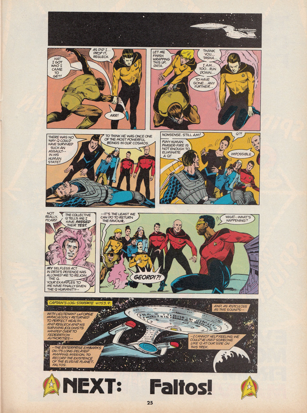 Read online Star Trek The Next Generation (1990) comic -  Issue #6 - 25