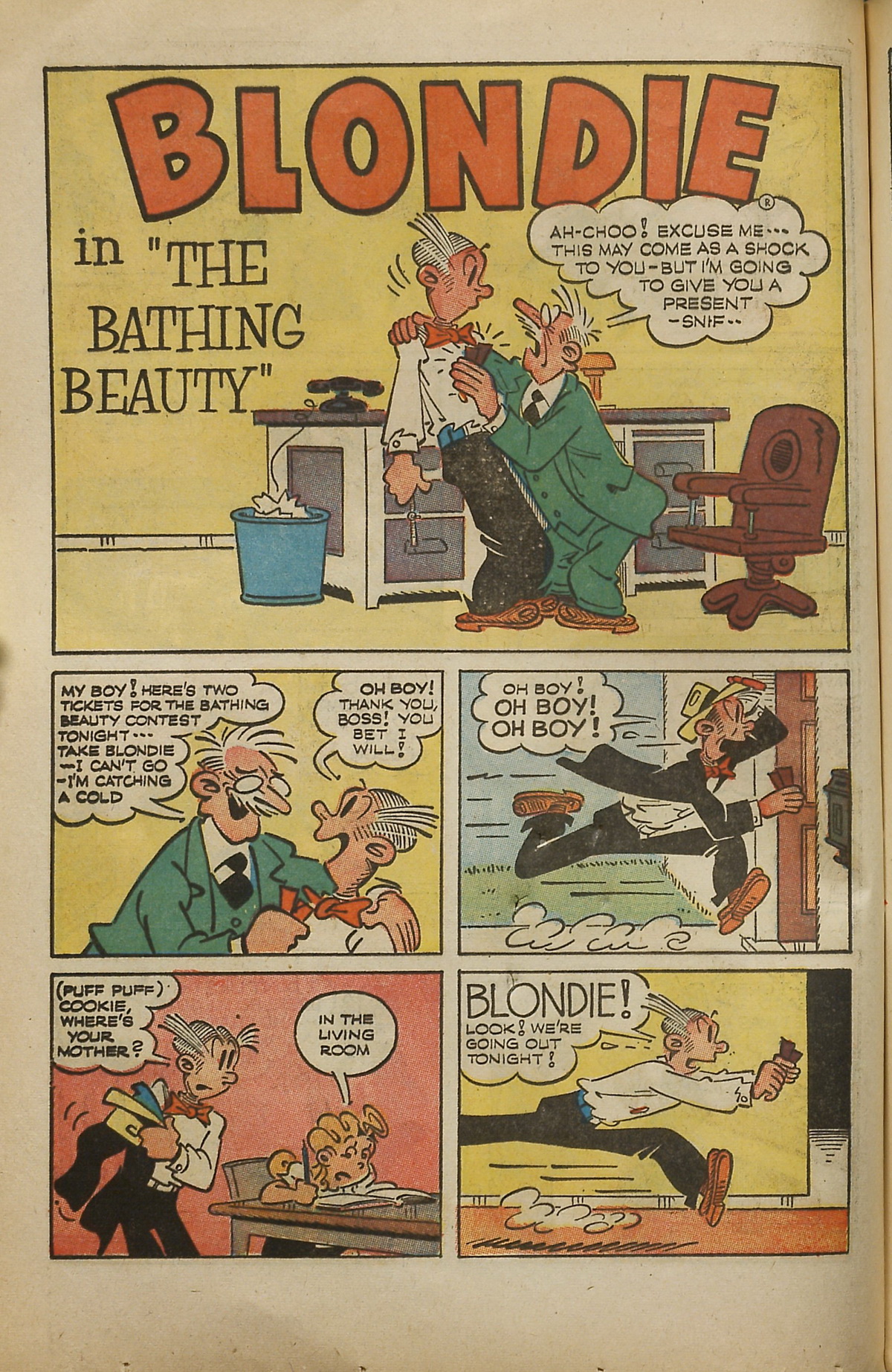 Read online Blondie Comics (1960) comic -  Issue #159 - 44