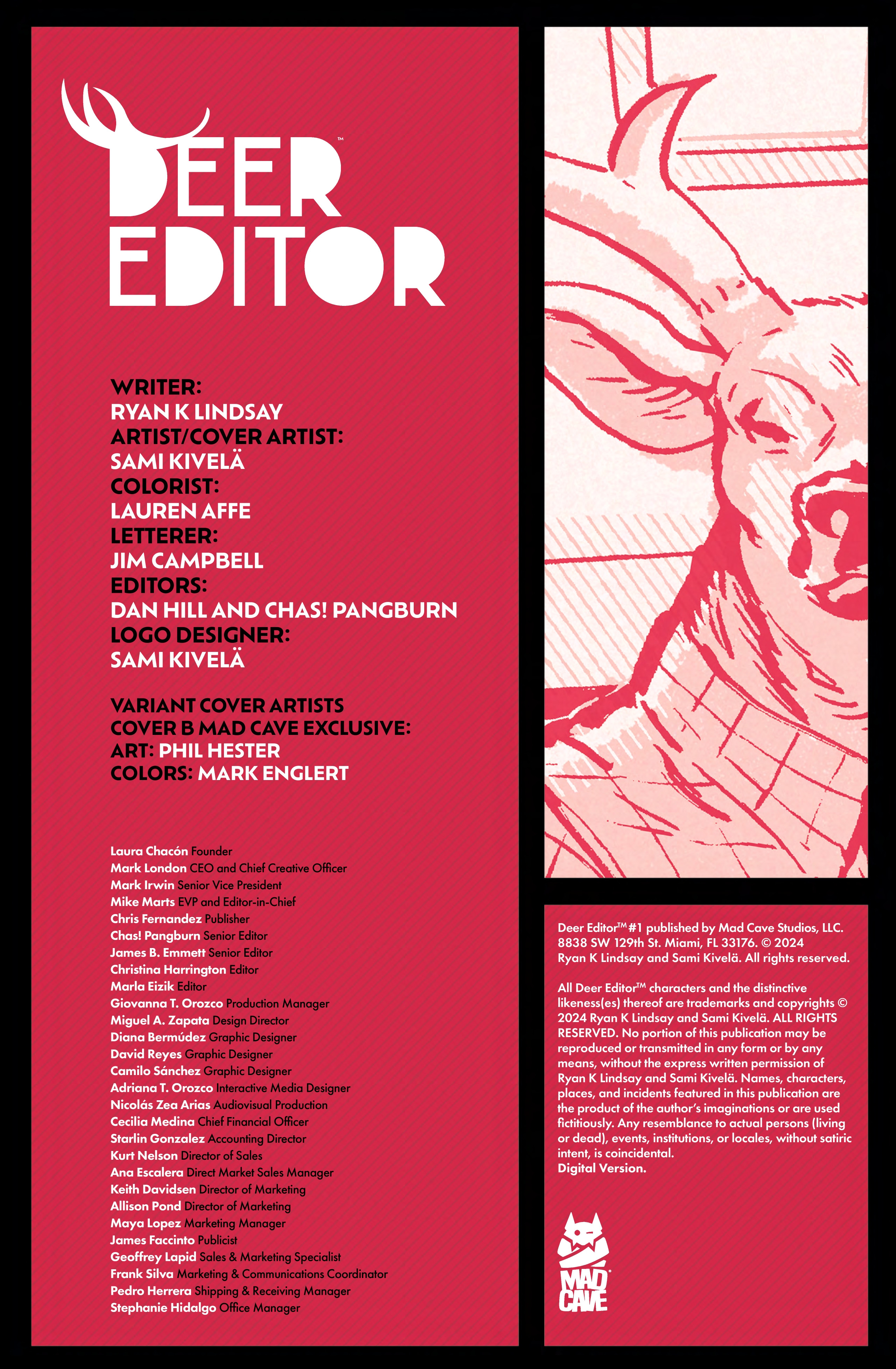 Read online Deer Editor comic -  Issue #1 - 2