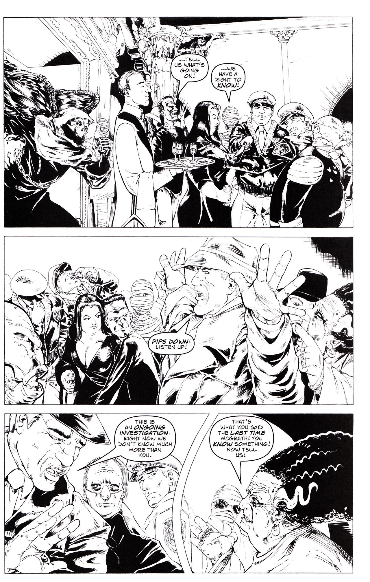 Read online Return of the Monsters: Black Bat & Death Angel vs Dracula comic -  Issue # Full - 5