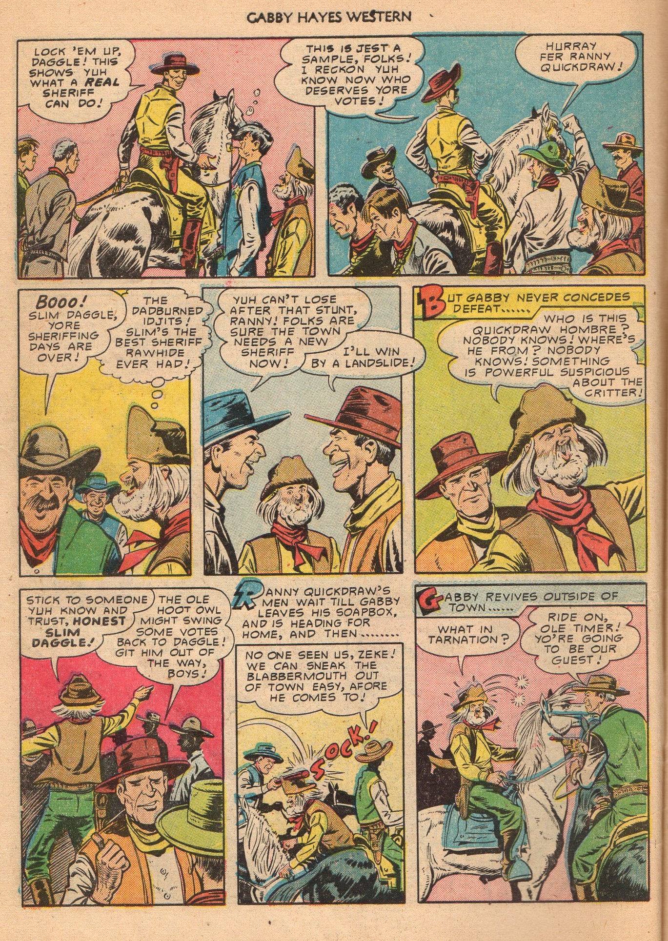 Read online Gabby Hayes Western comic -  Issue #21 - 6