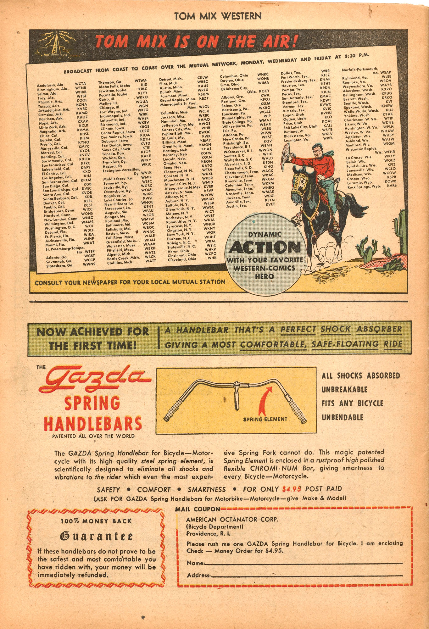 Read online Tom Mix Western (1948) comic -  Issue #34 - 34