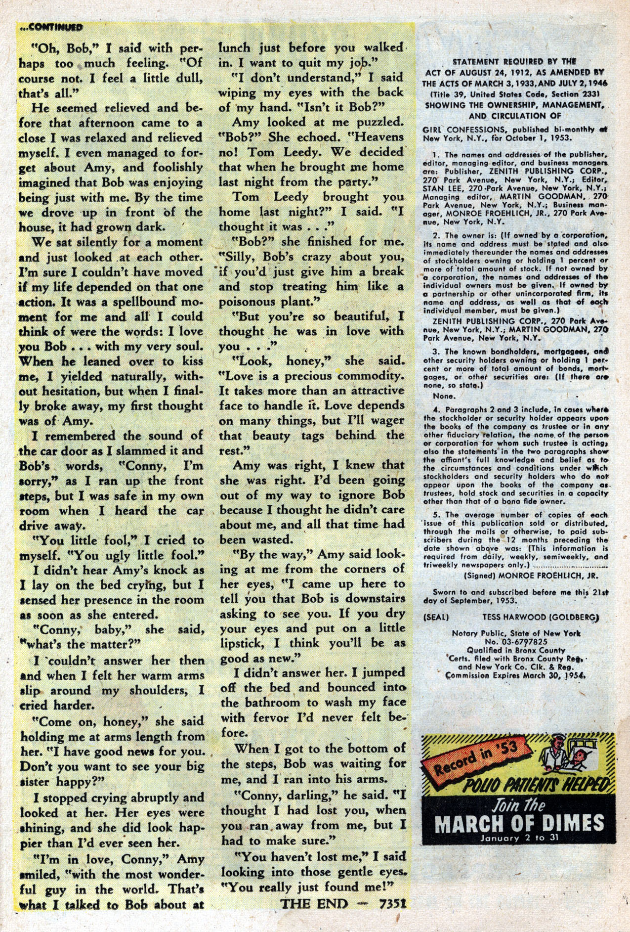 Read online Girl Confessions comic -  Issue #33 - 26