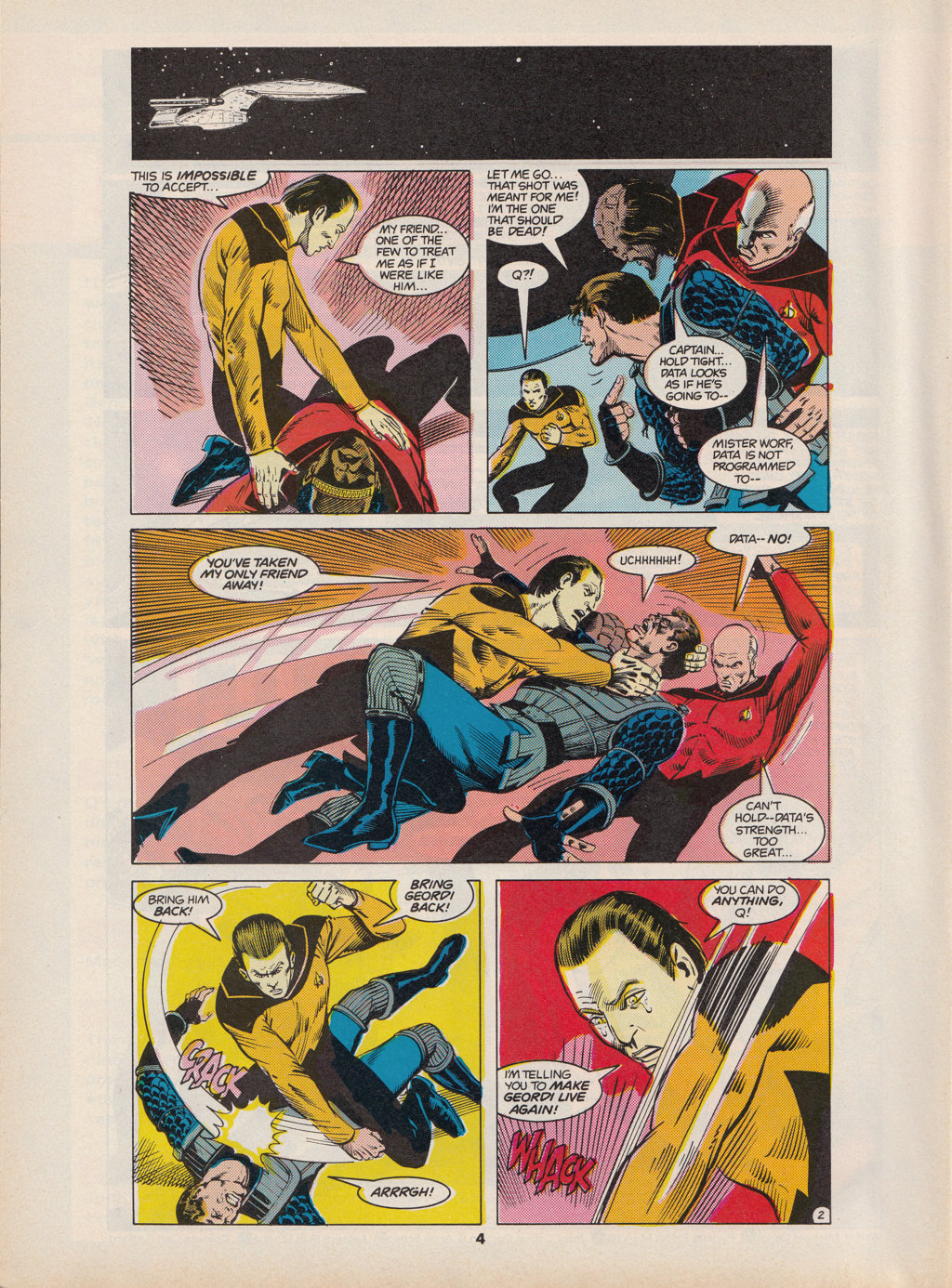 Read online Star Trek The Next Generation (1990) comic -  Issue #6 - 4