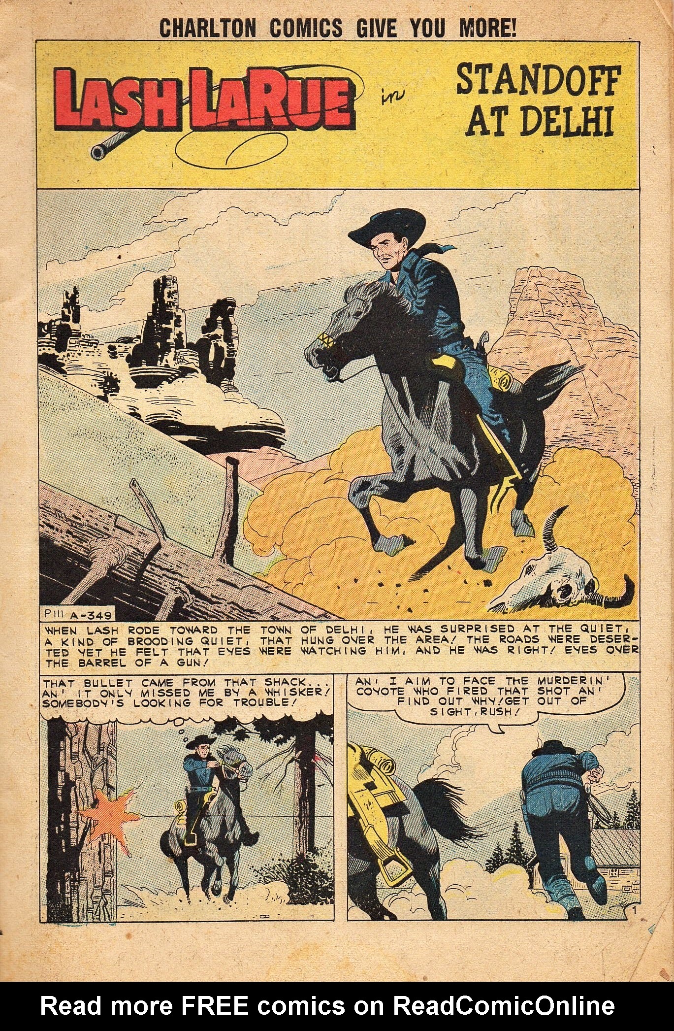 Read online Lash Larue Western (1949) comic -  Issue #84 - 3
