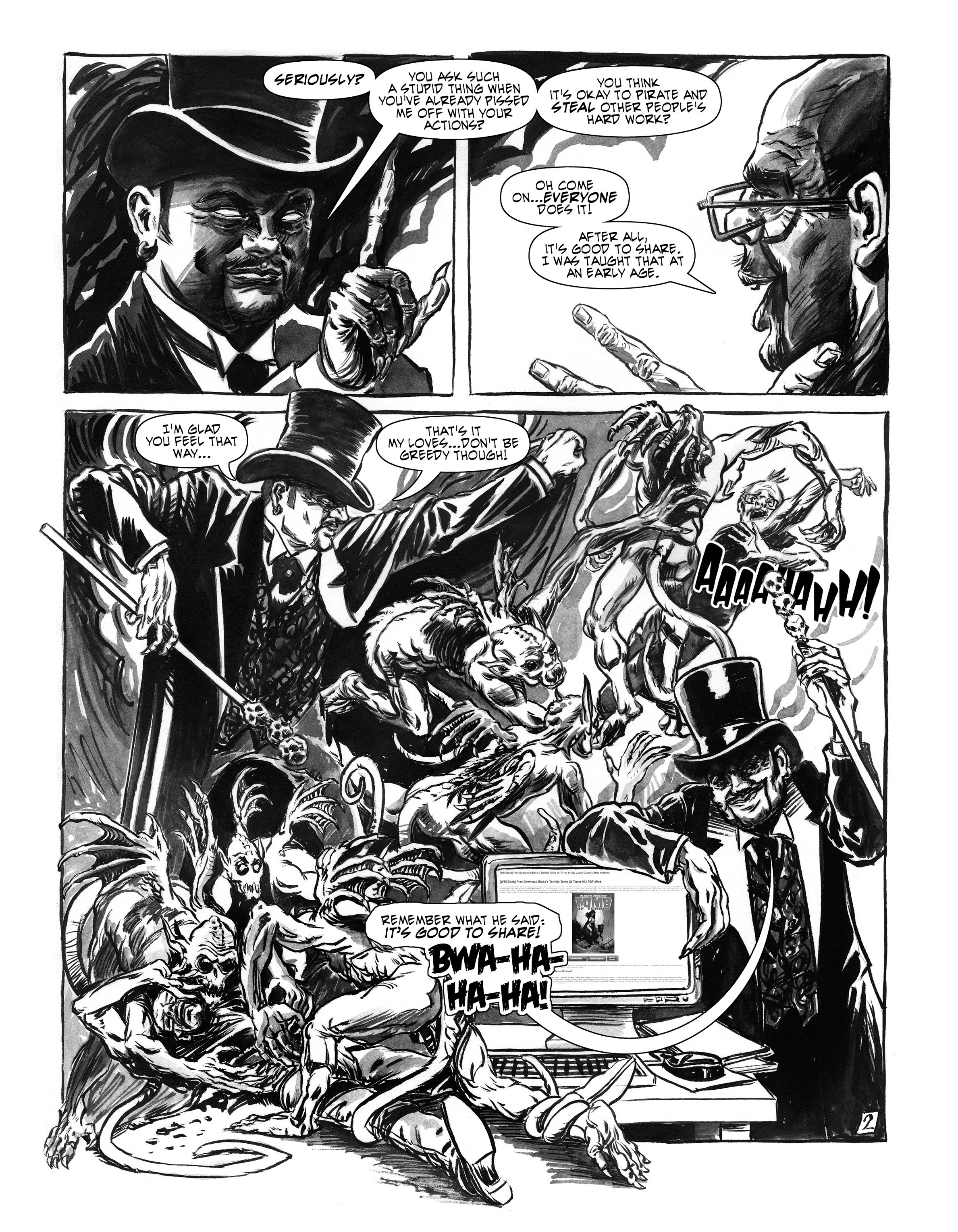 Read online Bloke's Terrible Tomb Of Terror comic -  Issue #14 - 14
