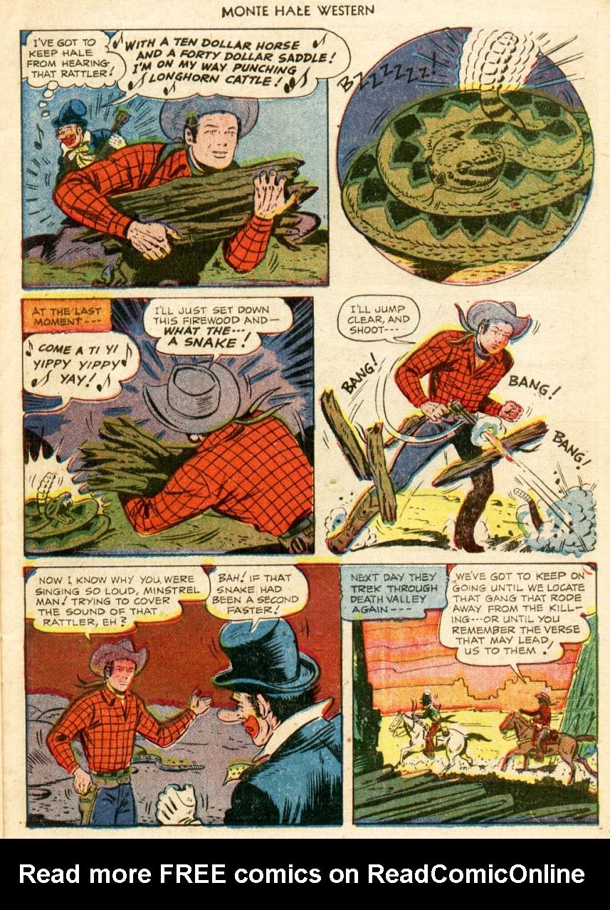 Read online Monte Hale Western comic -  Issue #58 - 6