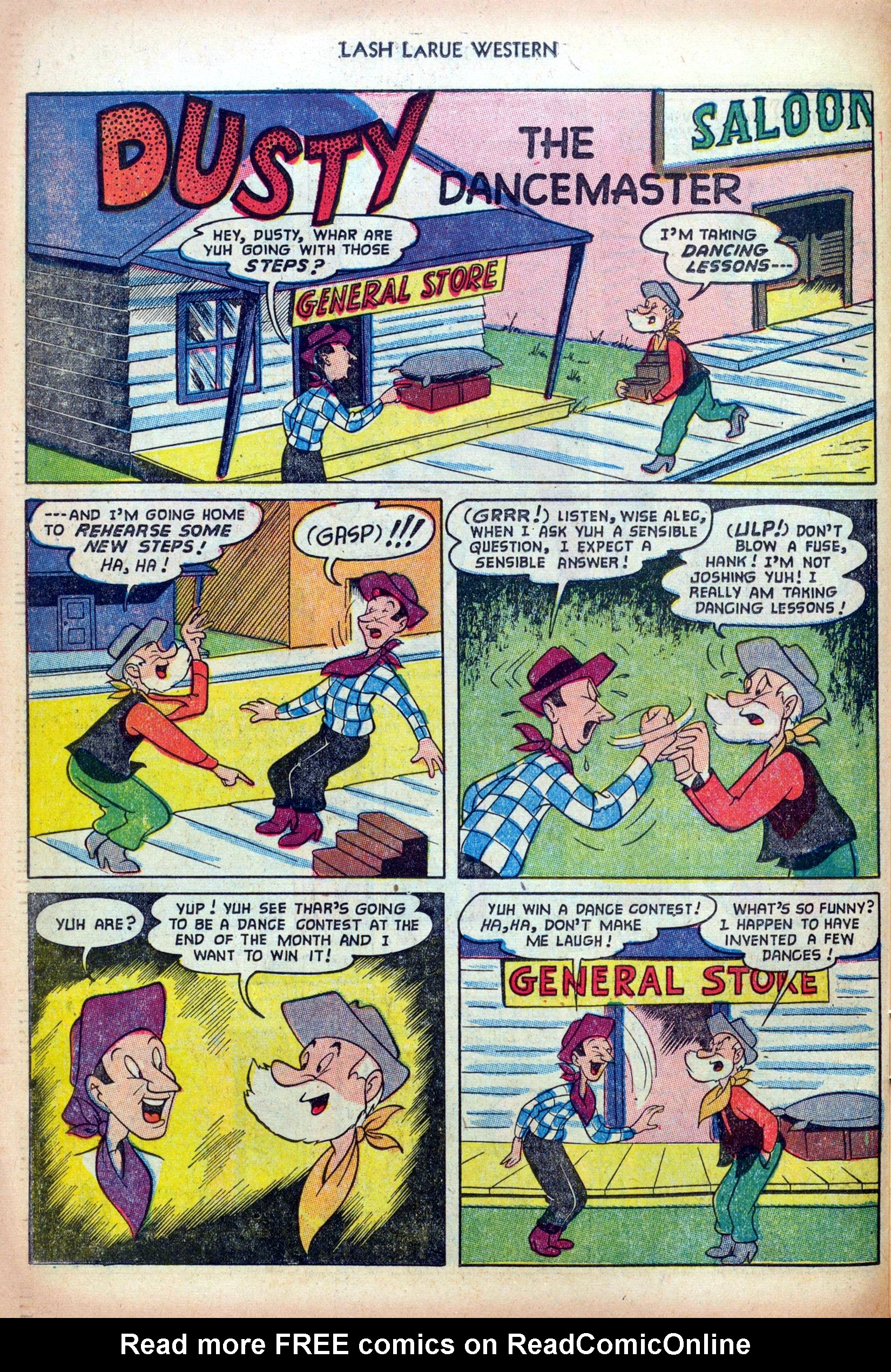 Read online Lash Larue Western (1949) comic -  Issue #38 - 26