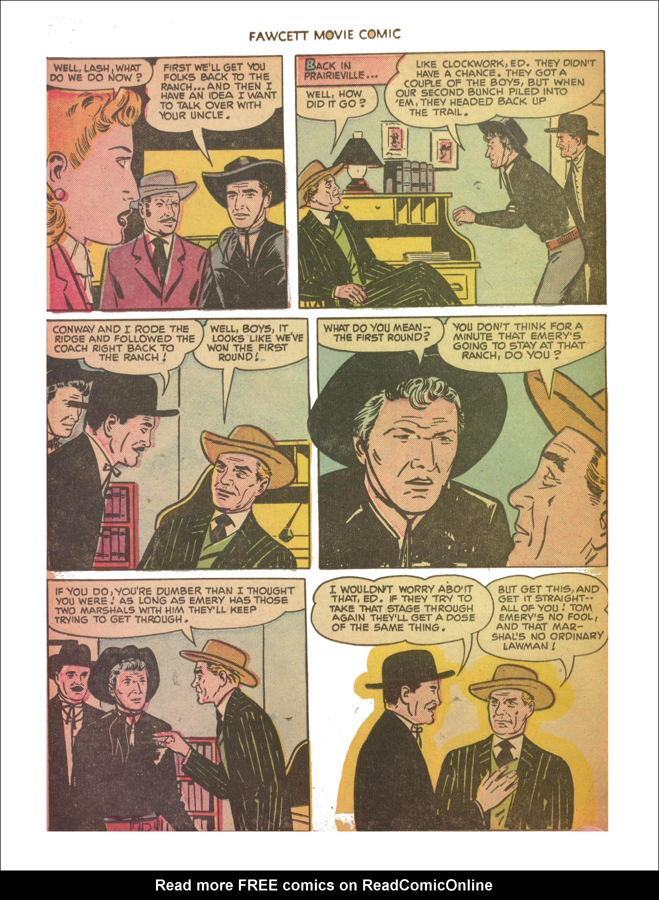 Read online Fawcett Movie Comic comic -  Issue #11 - 21
