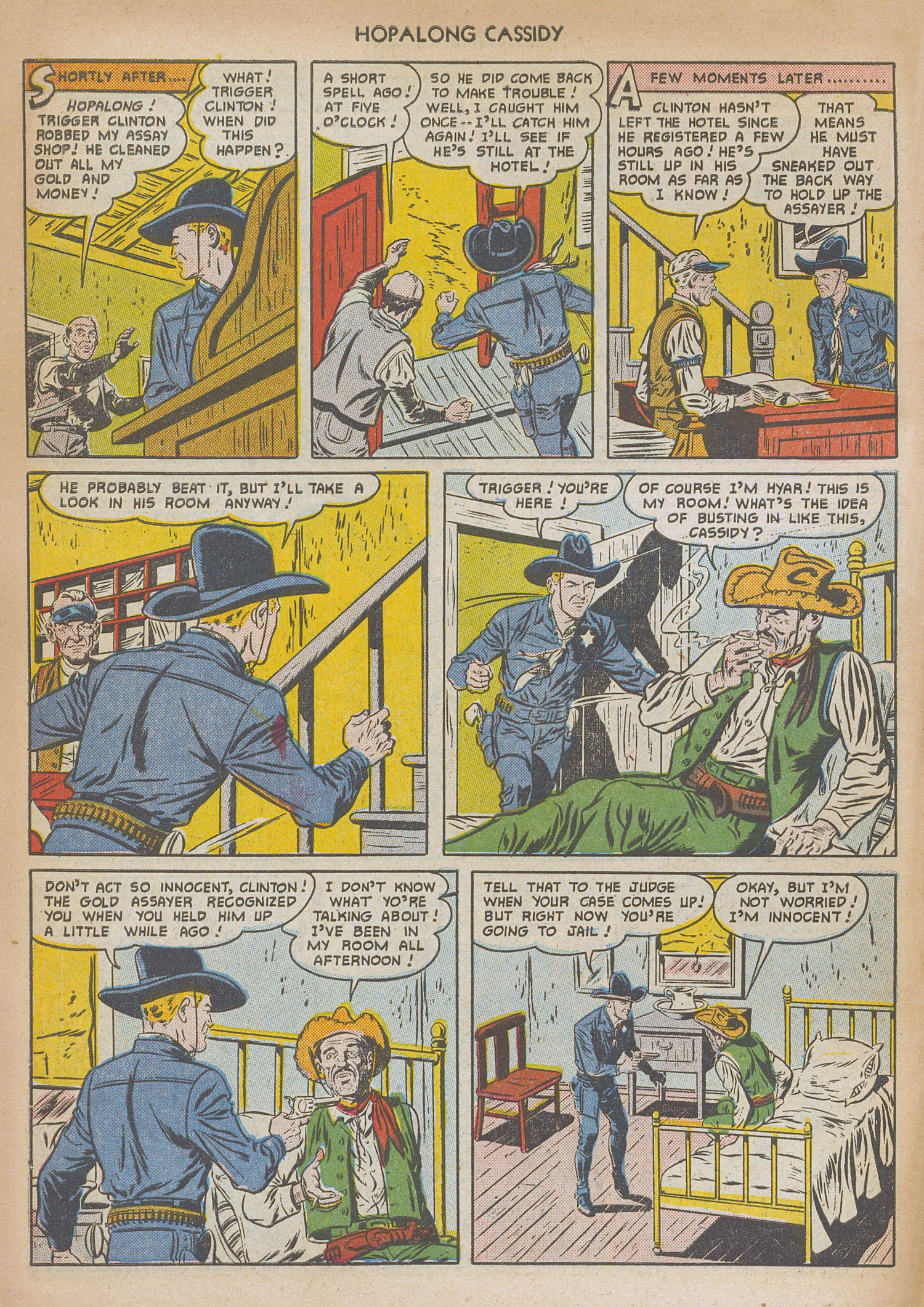 Read online Hopalong Cassidy comic -  Issue #53 - 6