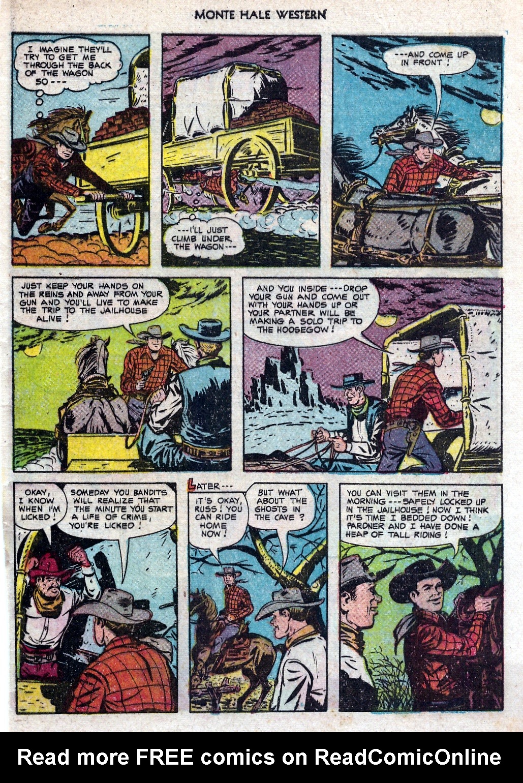 Read online Monte Hale Western comic -  Issue #82 - 9