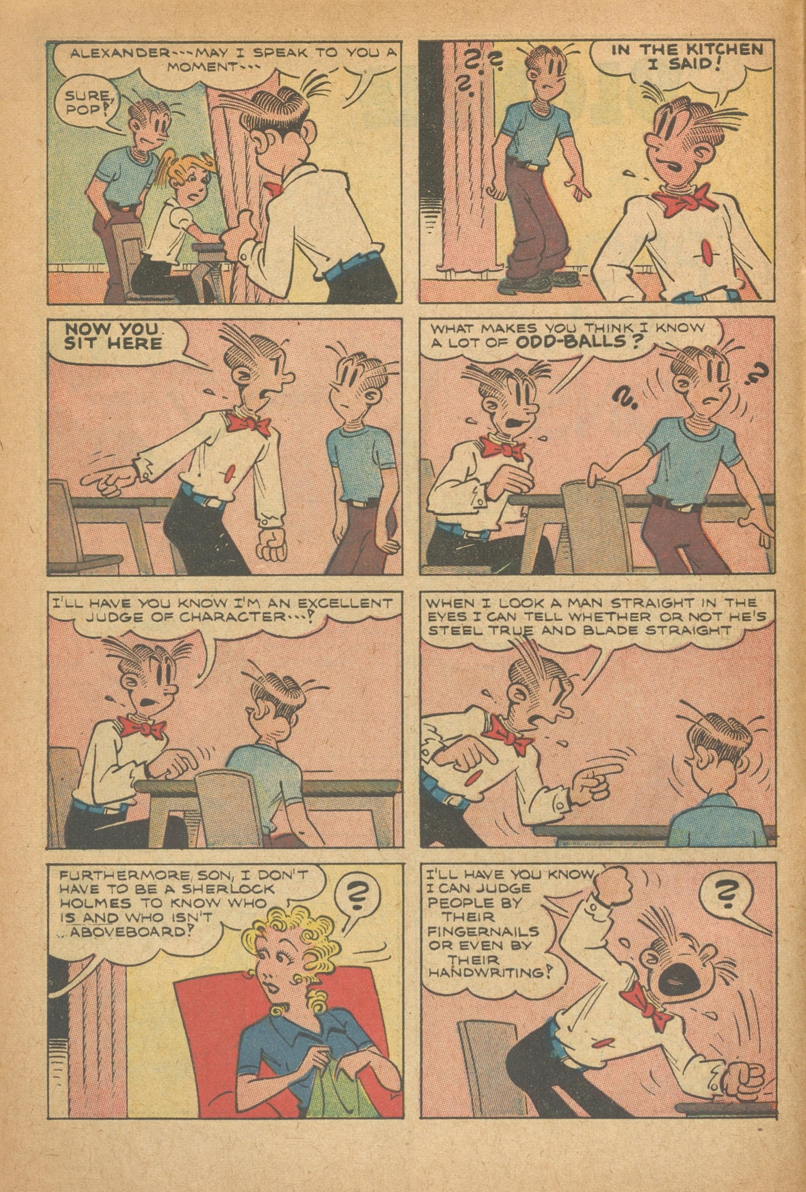 Read online Blondie Comics (1960) comic -  Issue #142 - 6
