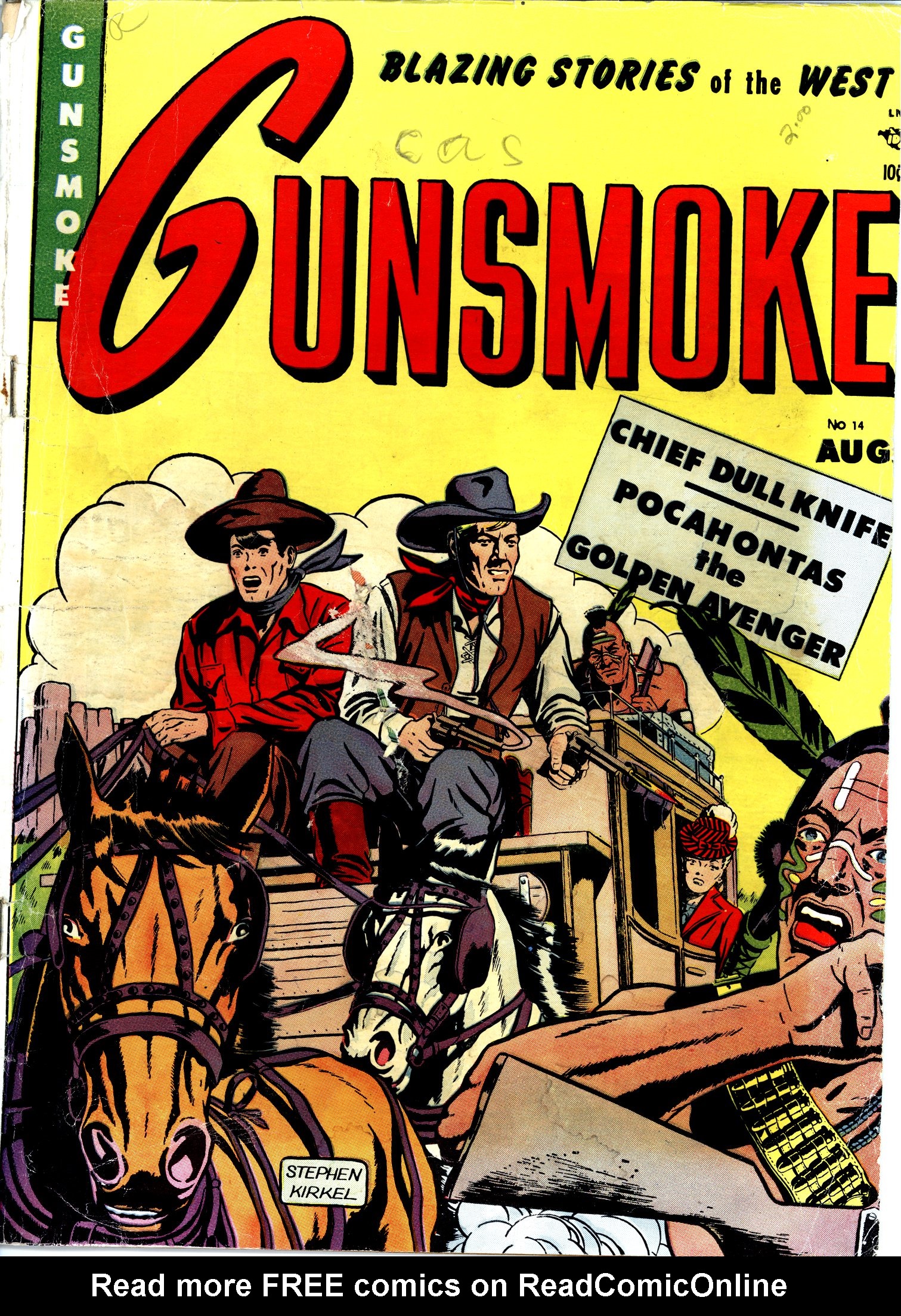 Read online Gunsmoke comic -  Issue #14 - 1