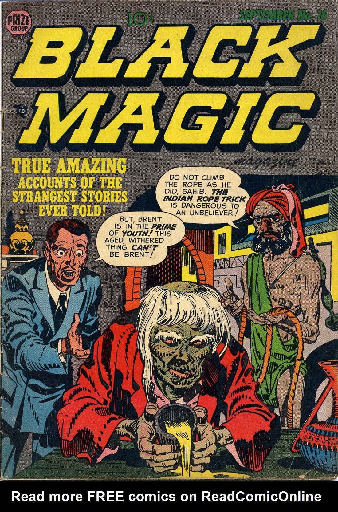 Read online Black Magic (1950) comic -  Issue #16 - 1