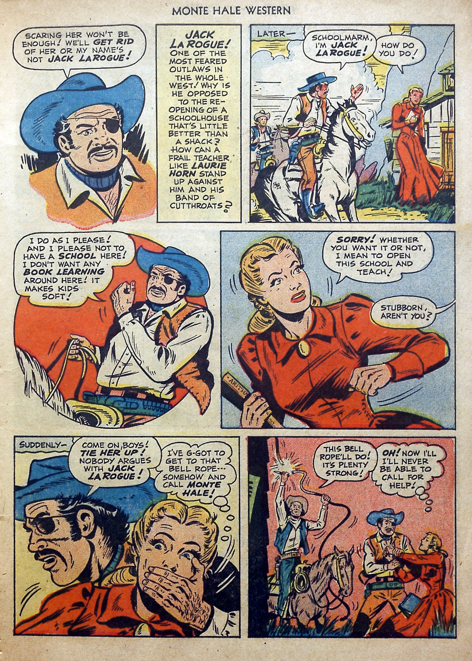 Read online Monte Hale Western comic -  Issue #46 - 7