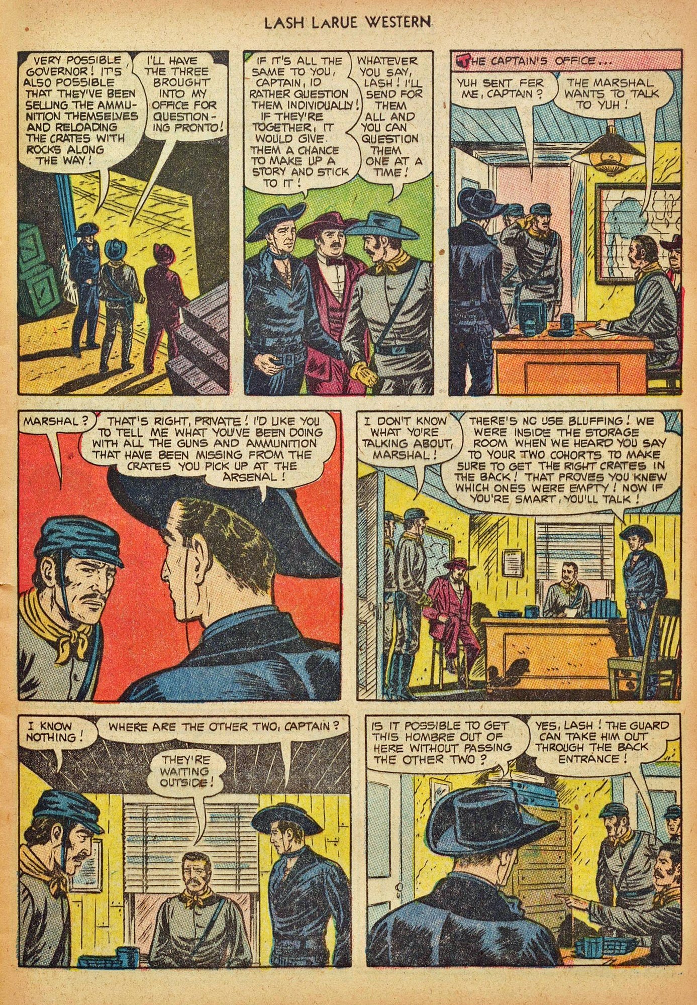 Read online Lash Larue Western (1949) comic -  Issue #44 - 9